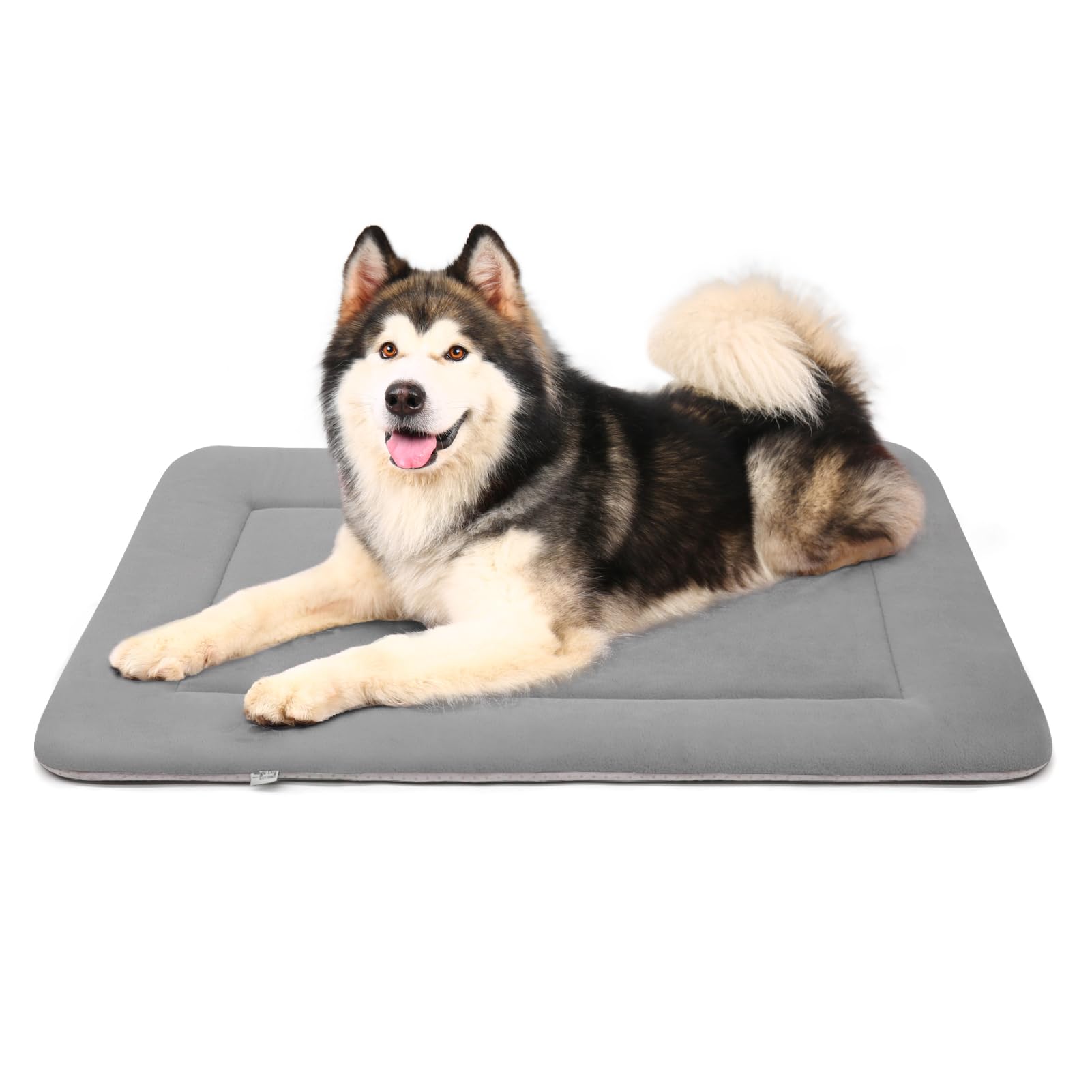 Magic Dog Extra Large Dog Bed Soft Dog Crate Pad Dog Mat, Jumbo 48 Inches Machine Washable Pet Bed Kennel Pad With Non-Slip Bott