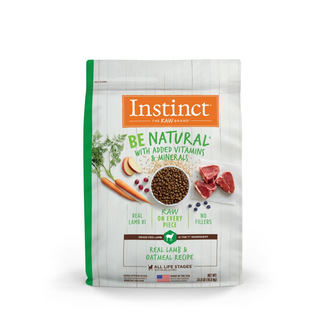 Be Natural Lamb & Oatmeal Dry Dog Food, 24 lb. Bag
