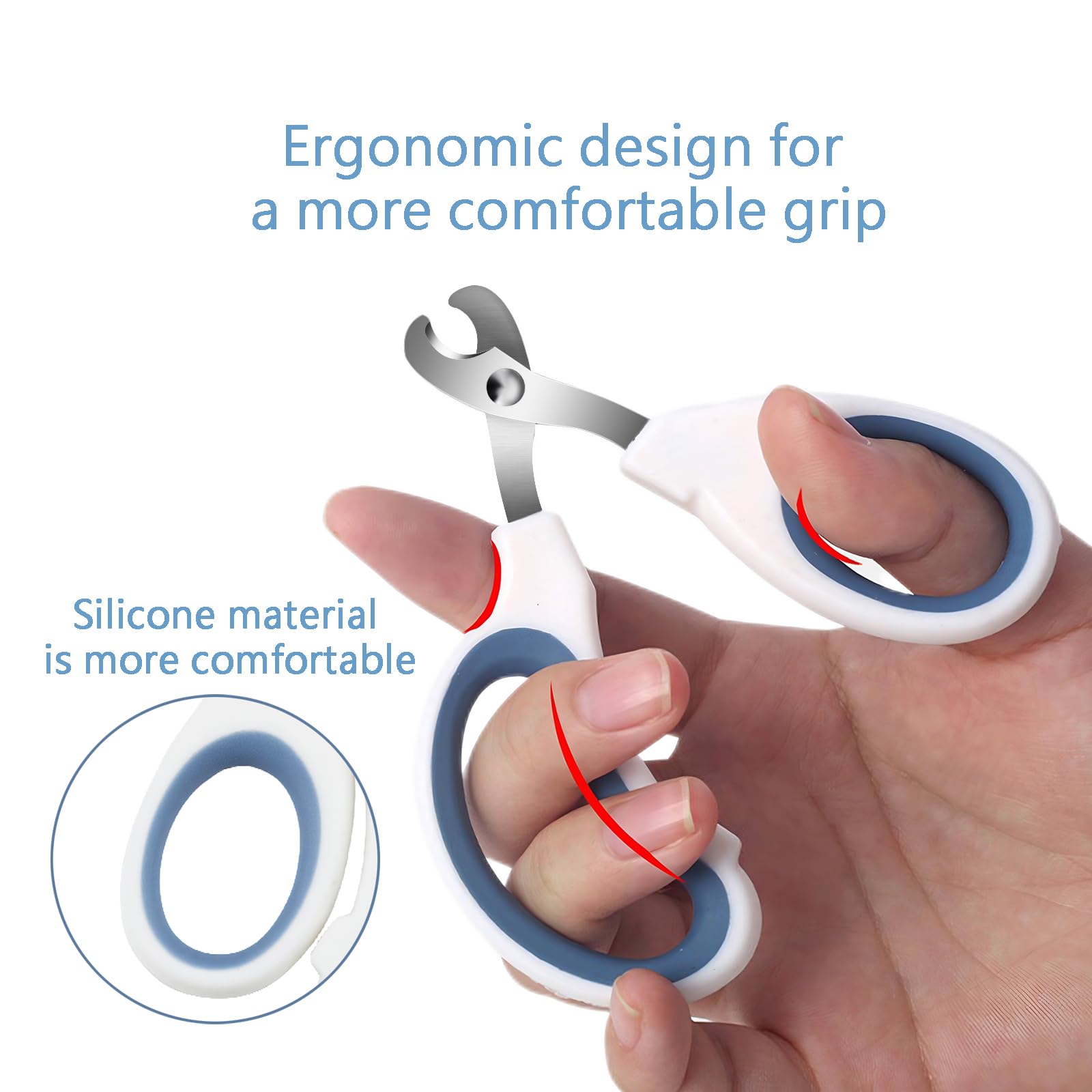 Petmgcoo Cats & Dogs Pets Nail Clippers & Trimmers Rabbit Nail Clippers Cat Nail Clippers For Indoor Cats Cat Claw Clippers With