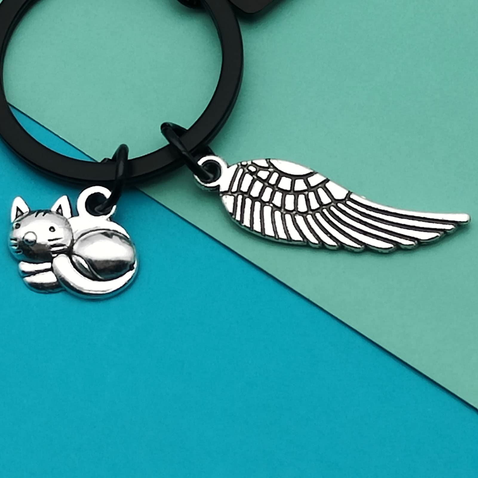 Pet Memorial Gift Loss Of Cat Keychain Sympathy Gift In Memory Of Cat Pet Gift Keychain Pet Sympathy Gift For Cat Lover Family Friends Remembrance Gifts Has Whiskers Keyring Cat Pet Loss Jewelry