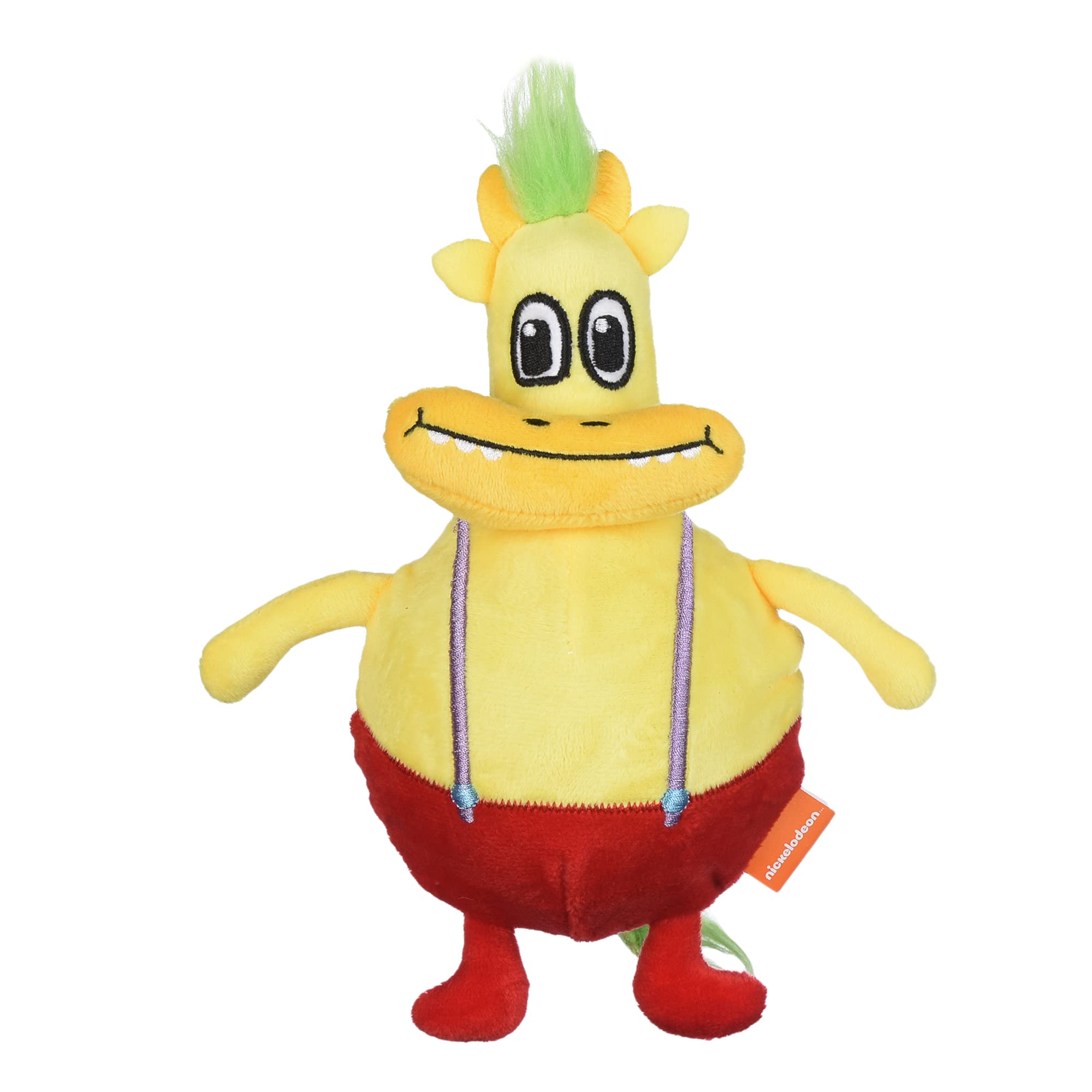 Nickelodeon For Pets Spongebob Squarepants Plankton Figure Plush Dog Toy - 6 Inch Small Dog Toy For Spongebob Fans - Plankton Sq