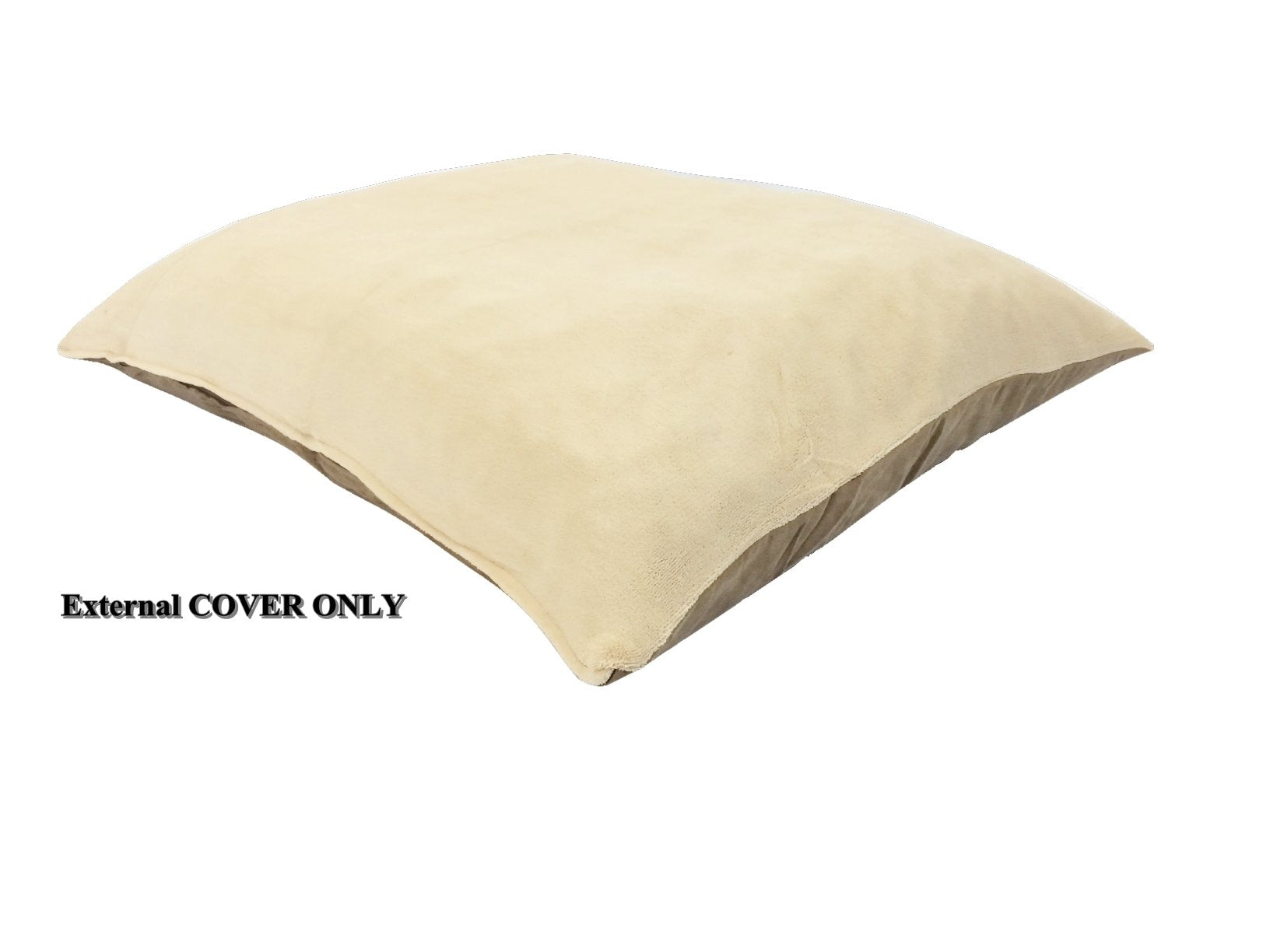 American Comfort Warehouse Removable Zippered Heavy Duty Durable Cover Case For Medium To Large Dogs - External Cover Only (Beig