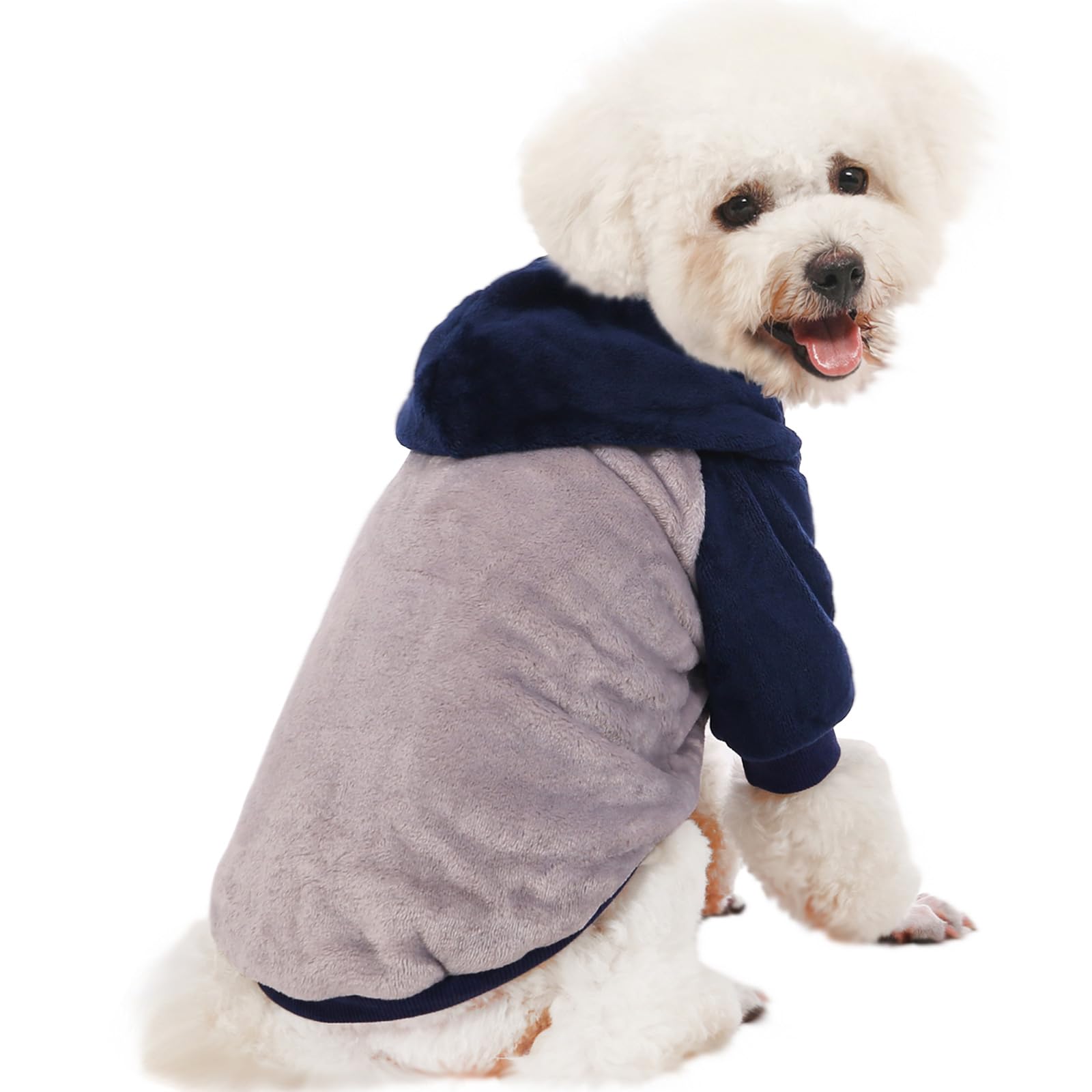 Fabricastle Small Dog Hooded Sweater, Dog Clothes Xxs Xs Small Medium For Dogs Boy & Cats, Soft And Warm Pet Coat, Winter Pet Ja