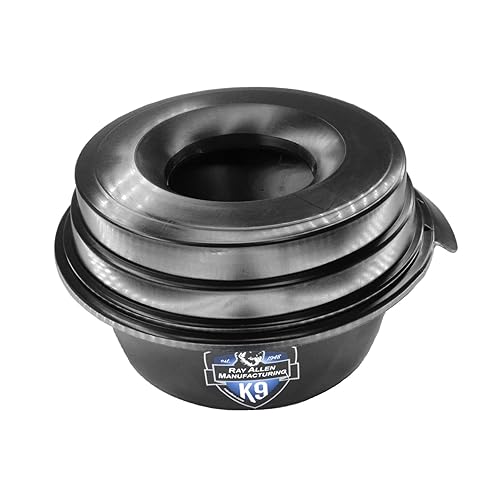 Ray Allen Buddy Bowl - Spill Proof Dog Water Bowl (44Oz Black)