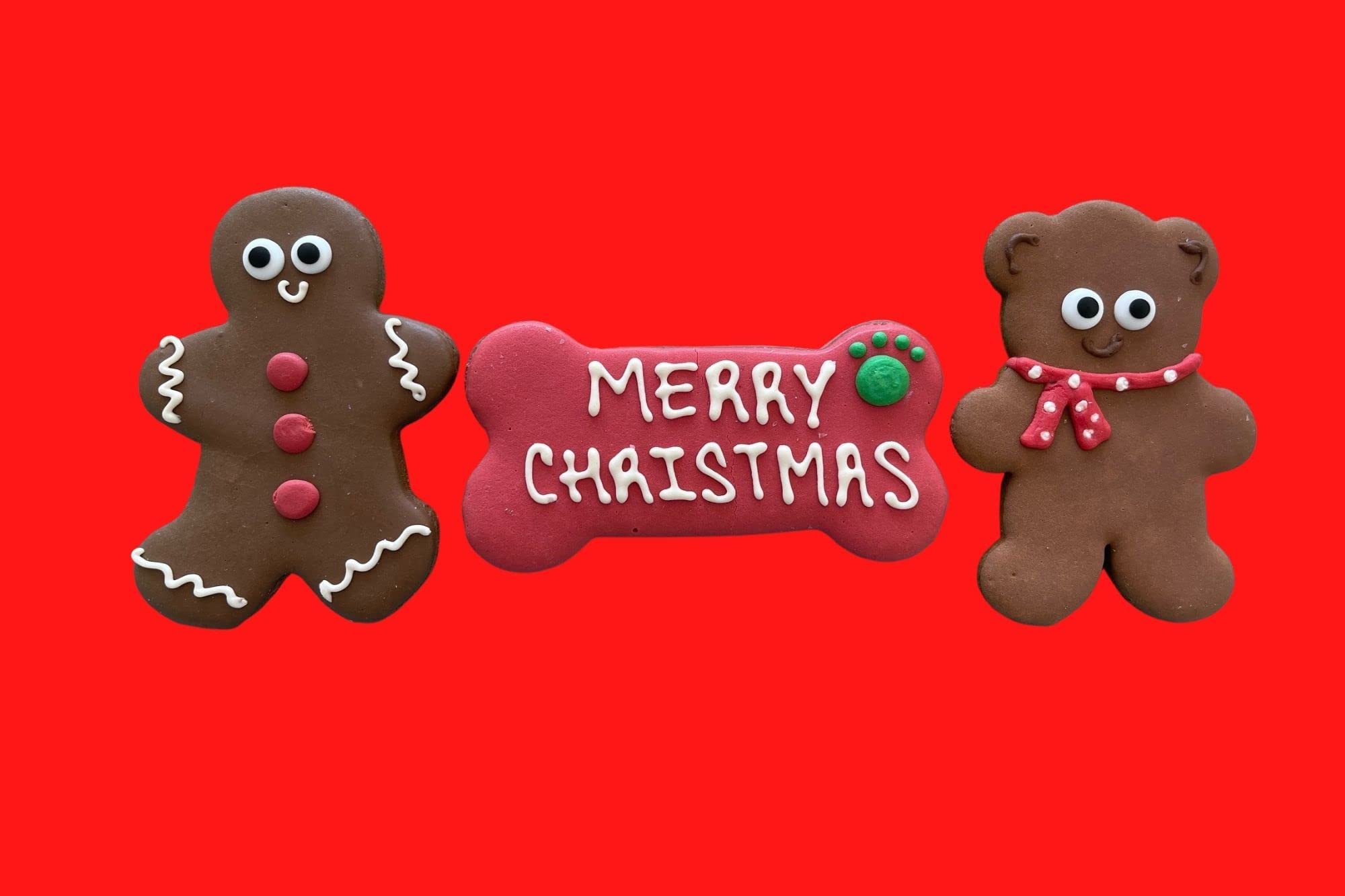 BoxDog Christmas Cookies for Dogs Handmade Holiday Cookie Gift for Dogs | Christmas Dog Treats You can eat with Your Dog! |