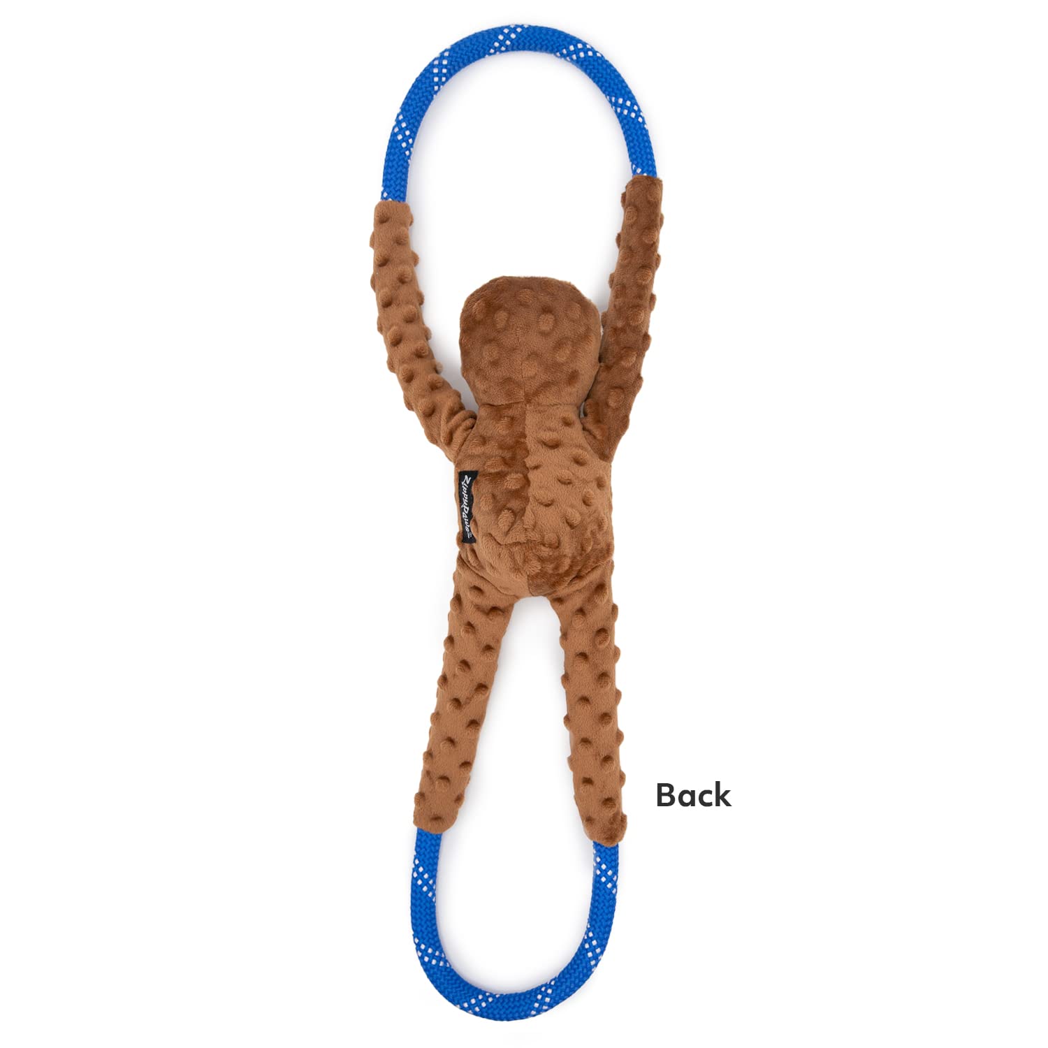 Zippypaws - Ropetugz Sloth Dog Toy - Durable Rope, Squeaky Chew Toy, Perfect For Tug Of War, Suitable For Small, Medium, And Large Breeds - Machine Washable