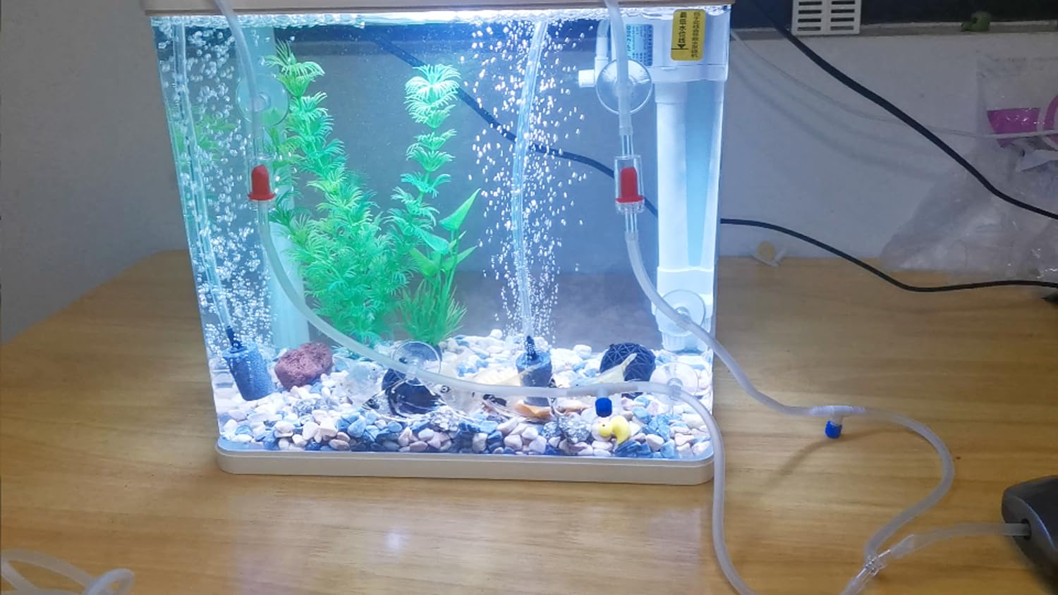 TANOMA Aquarium Air Pump Accessories - Contains Airline Tubing, Control Valve, Air Stones, Connectors, Check Valves, Suction Cup