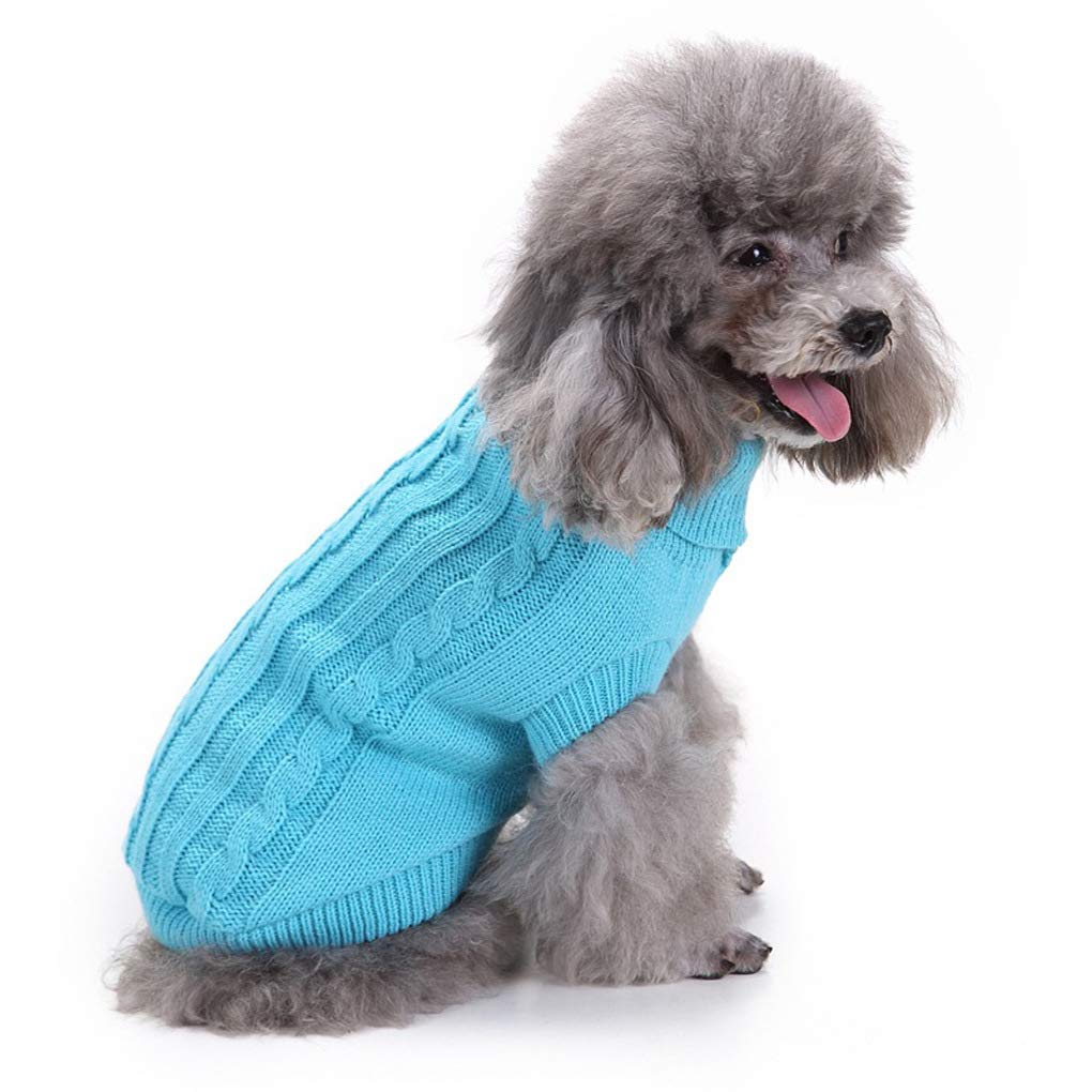 Dog Sweater For Small, Medium, Large Dogs - Warm Winter Classic Turtleneck Pet Clothes Coat For Puppies, Cats - Cute Christmas S