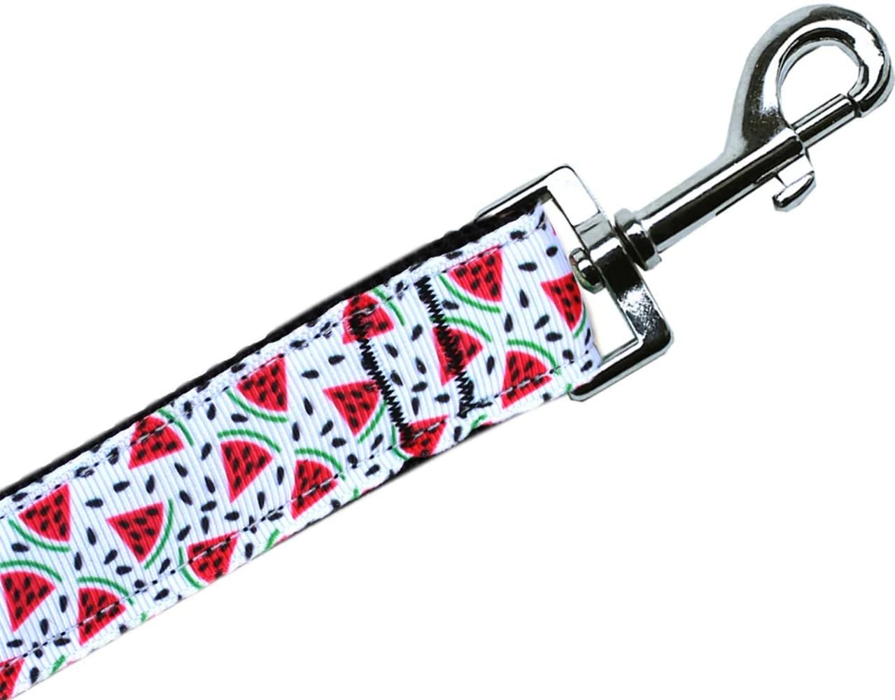 Pet Dog & Cat Nylon Collar or Leash, "Watermelon" 1" w x 6 ft. leash