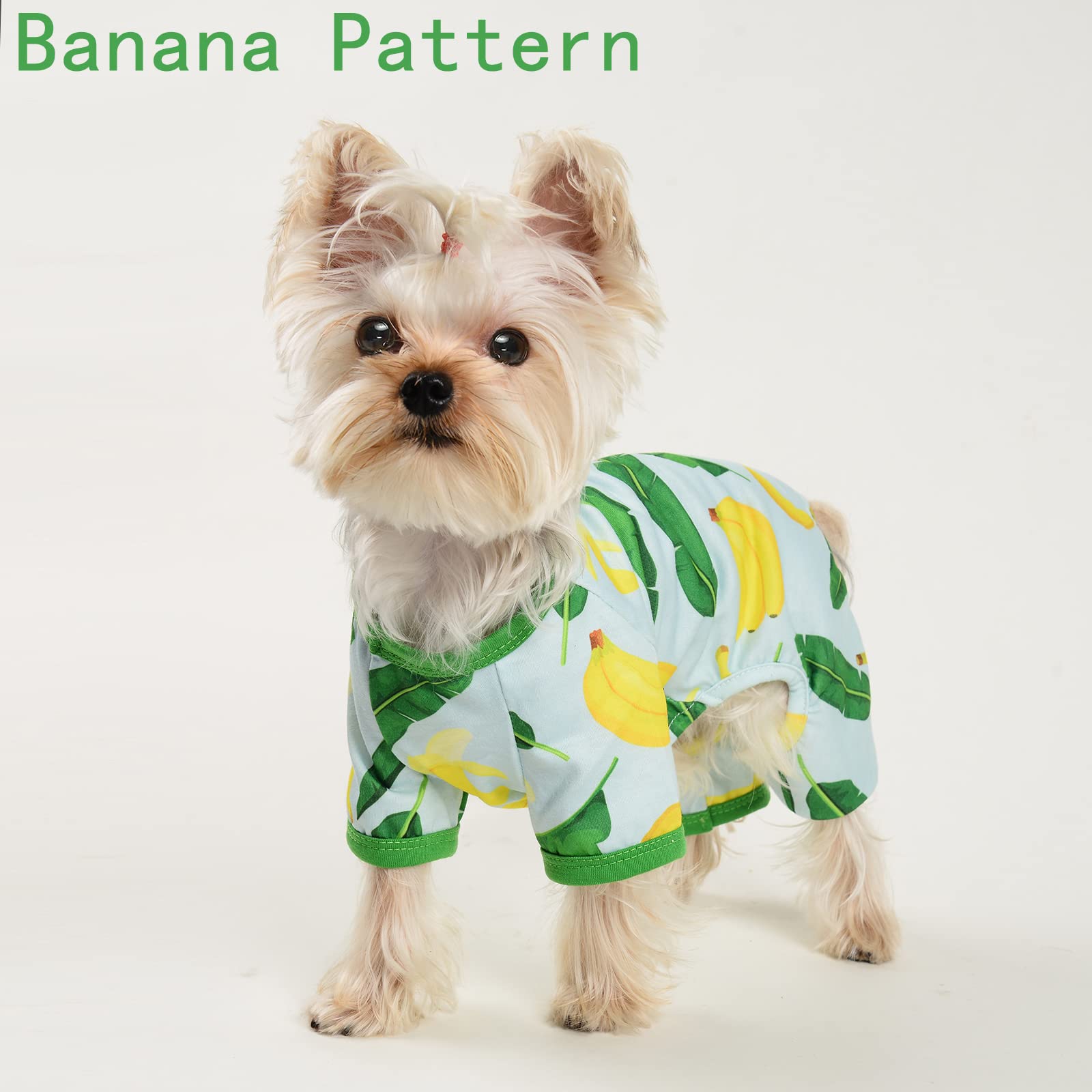 Dog Clothes For Small Dogs Boy Girl, Dog Pajamas Tiny Chihuahua Yorkie Spring Summer Shirt, Cute Puppy Outfit Pjs Jumpsuit Cat O