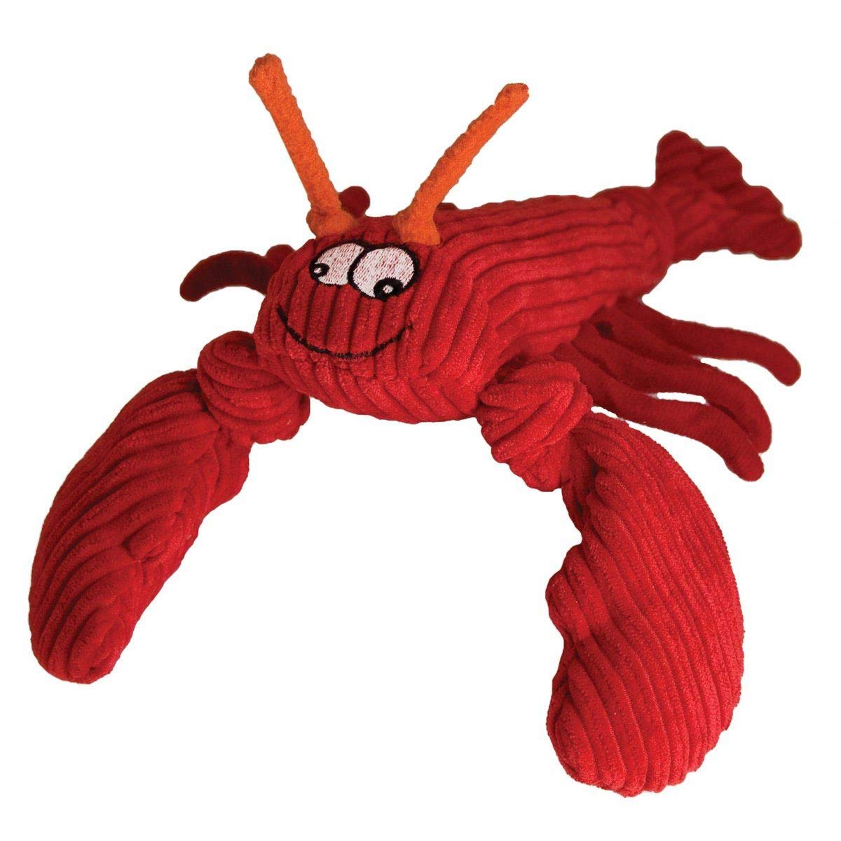 Hugglehounds Knottie Plush Dog Toy - Dog Stuffed Animal Toy, Puppy Toys, Squeaky Dog Toy For Small, Medium & Large Dogs, Durable Plush To Keep Them Busy - Mccracken Lobster, Small