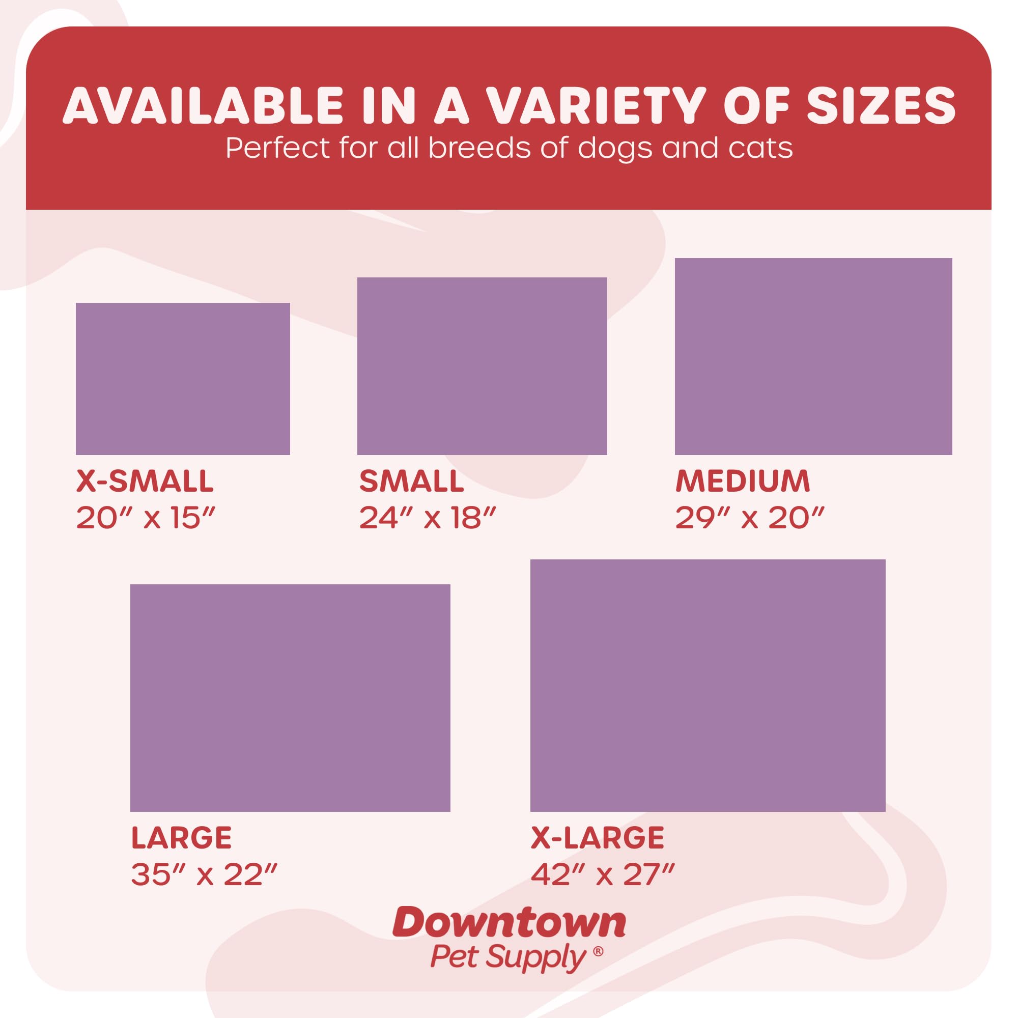 Downtown Pet Supply Dog Crate Pad, X-Large, Dark And Light Purple, Waterproof Ripstop Nylon Fabric, Chew Proof And Machine Washa