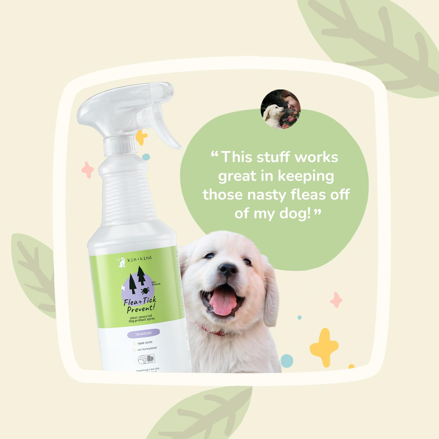Flea|Tick Protect Spray - Lavender (32oz)