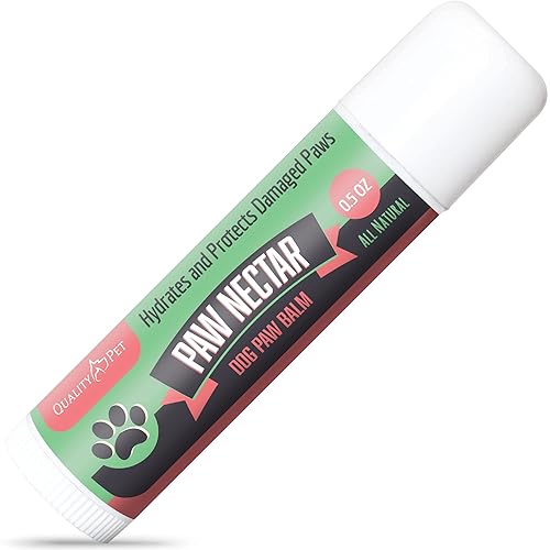 Natural Lick Safe Dog Paw Balm - 100% Organic Dog Paw Pad Balm Protector, Moisturizer & Soother for Dry Cracked Paws, Hot Paveme