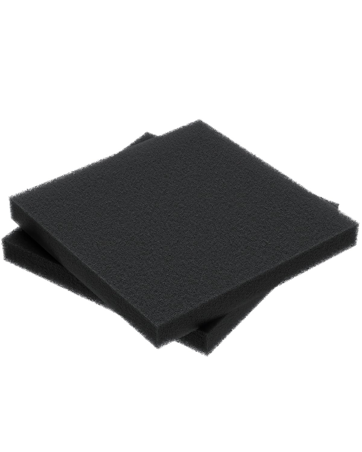 Pawfly 9'' L X 9'' W Aquarium Filter Media Sponge Filter Floss Roll For Sumps Ponds Hydroponics Black Foam Floss For Water Filtr
