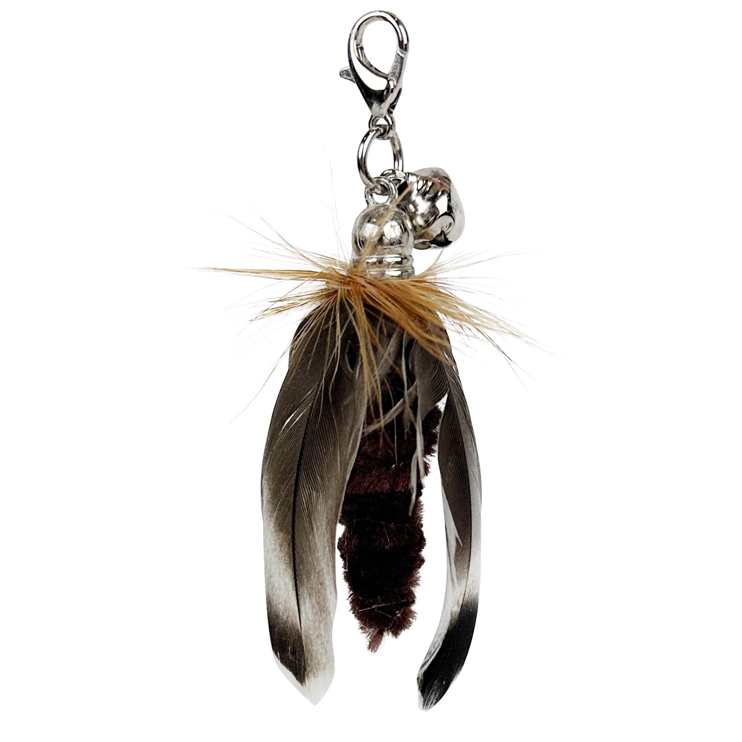 Ttcat Cat Feather Toys, 3 Pcs Mini Insects Refills, Cat Toys Replacement Feathers For Cat Kitten Wand