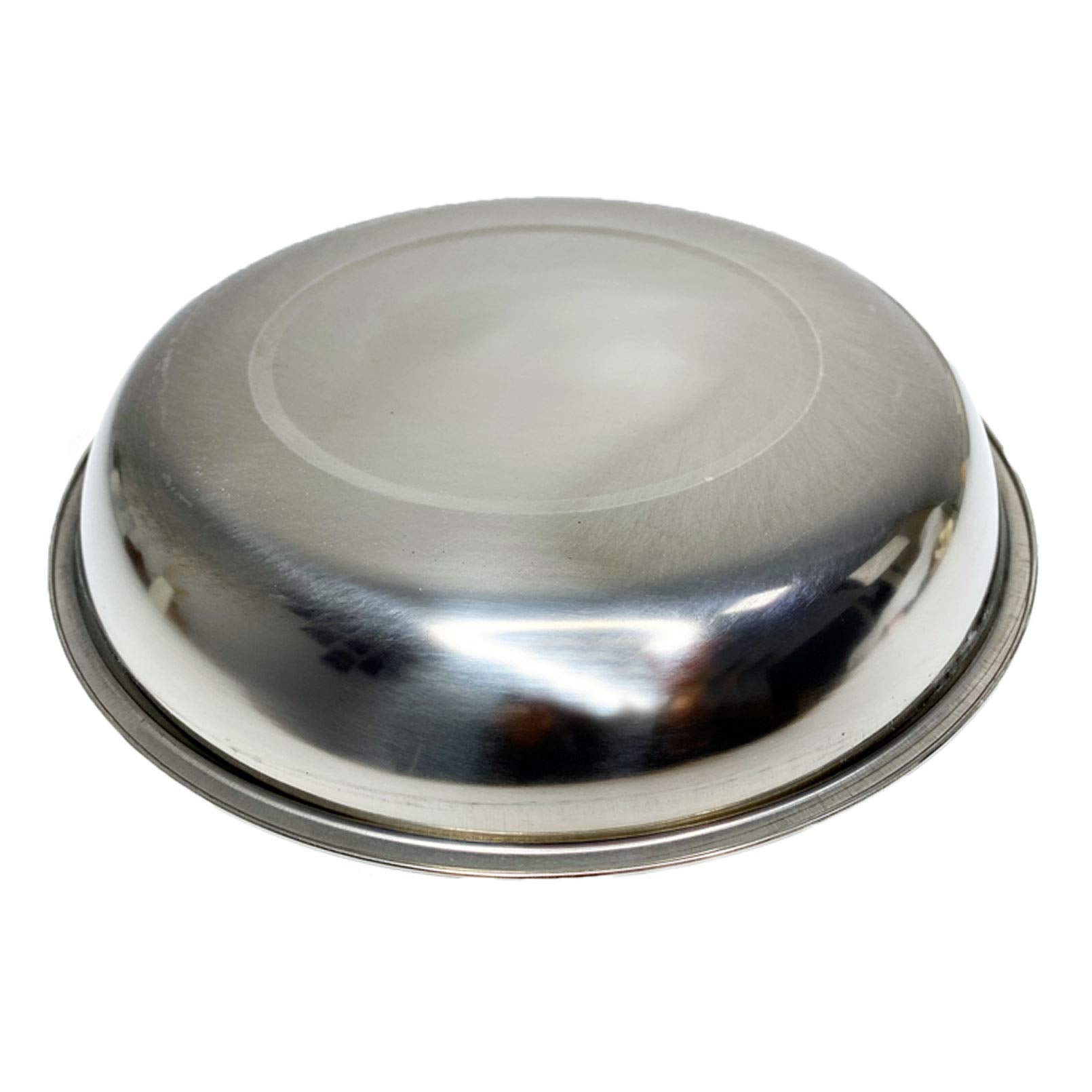 kathson Stainless Steel Whisker Relief Cat Bowl, 4 pcs Shallow and Wide Bowls, Pet Cat & Dog Feeding Large Dishes Fits with Elev