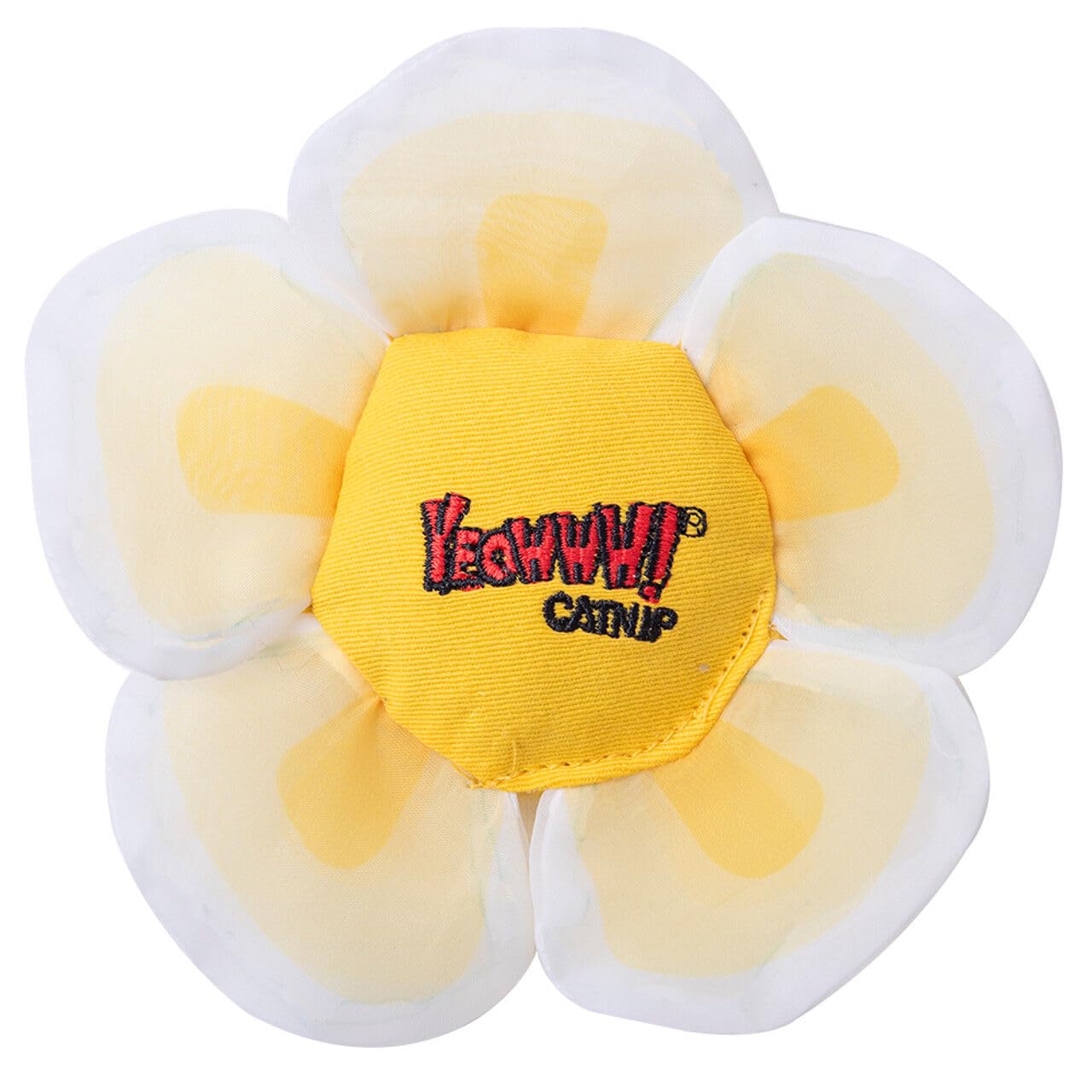 Yeowww!, White Daisys Flower Top Catnip Cat Toy, 1 Count
