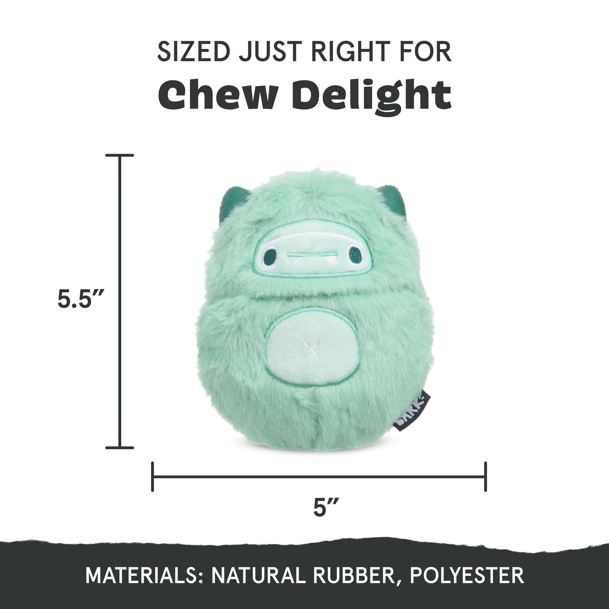 Barkbox Aurora Beast Super Chewer Dog Toy For Aggressive Chewers, Durable Natural Rubber With Soft Exterior Built For Tough Play