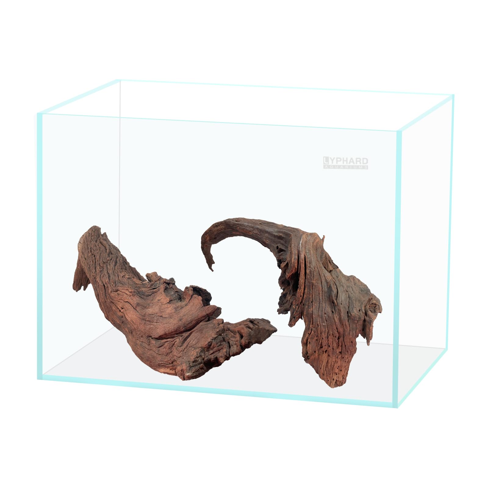 Lyphard Aquariums 9.5 Gallon Rimless Aquarium, Ultra Clear Glass Low Iron Small Fish Tank For Betta, L15.7×W11.8×H11.8 Inches Thickness 5Mm With Eva Foam Mat Included
