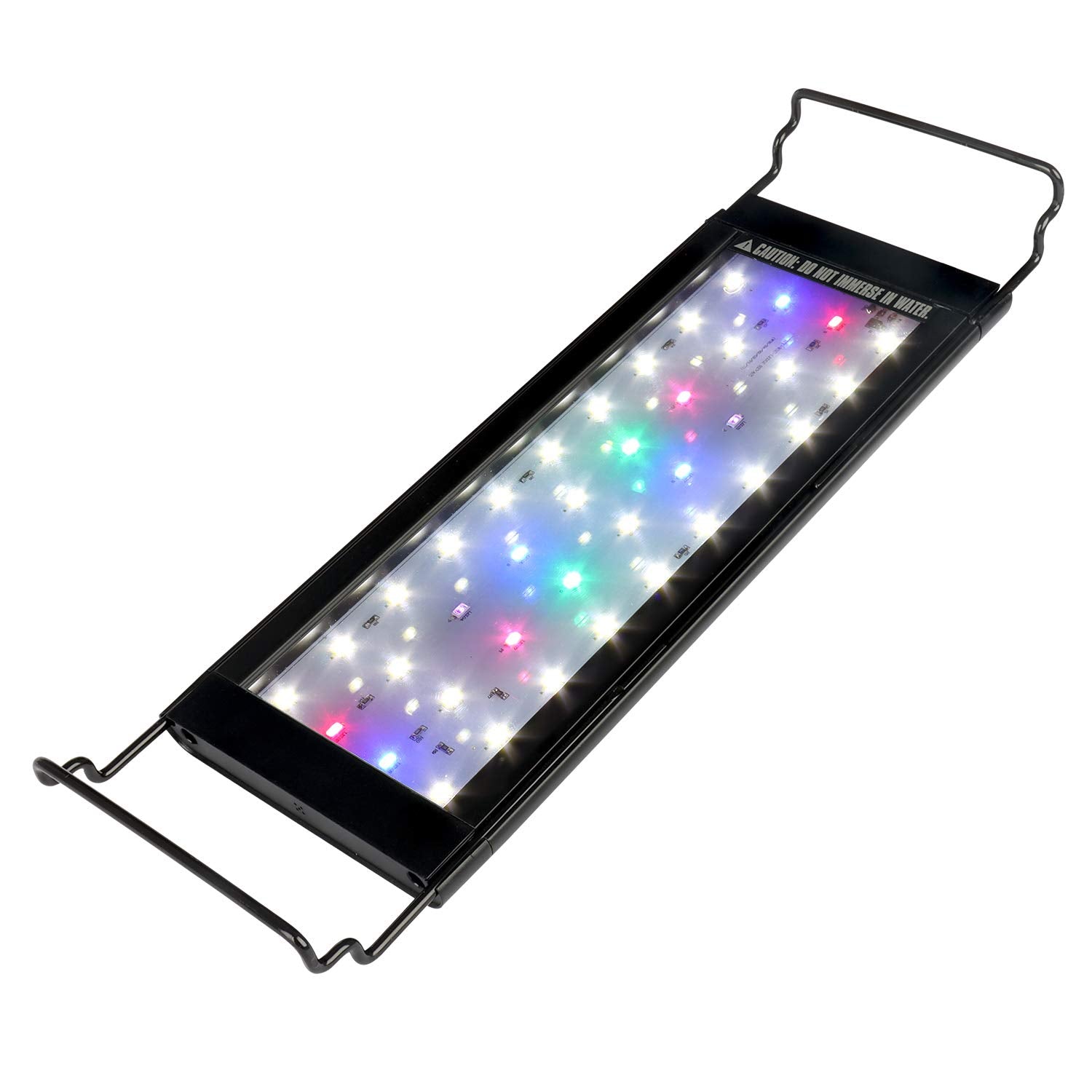 Water Rebirth Led Aquarium Light, Full Spectrum Fish Tank Led Light With Aluminum Alloy Shell Extendable Brackets (12-18 In)