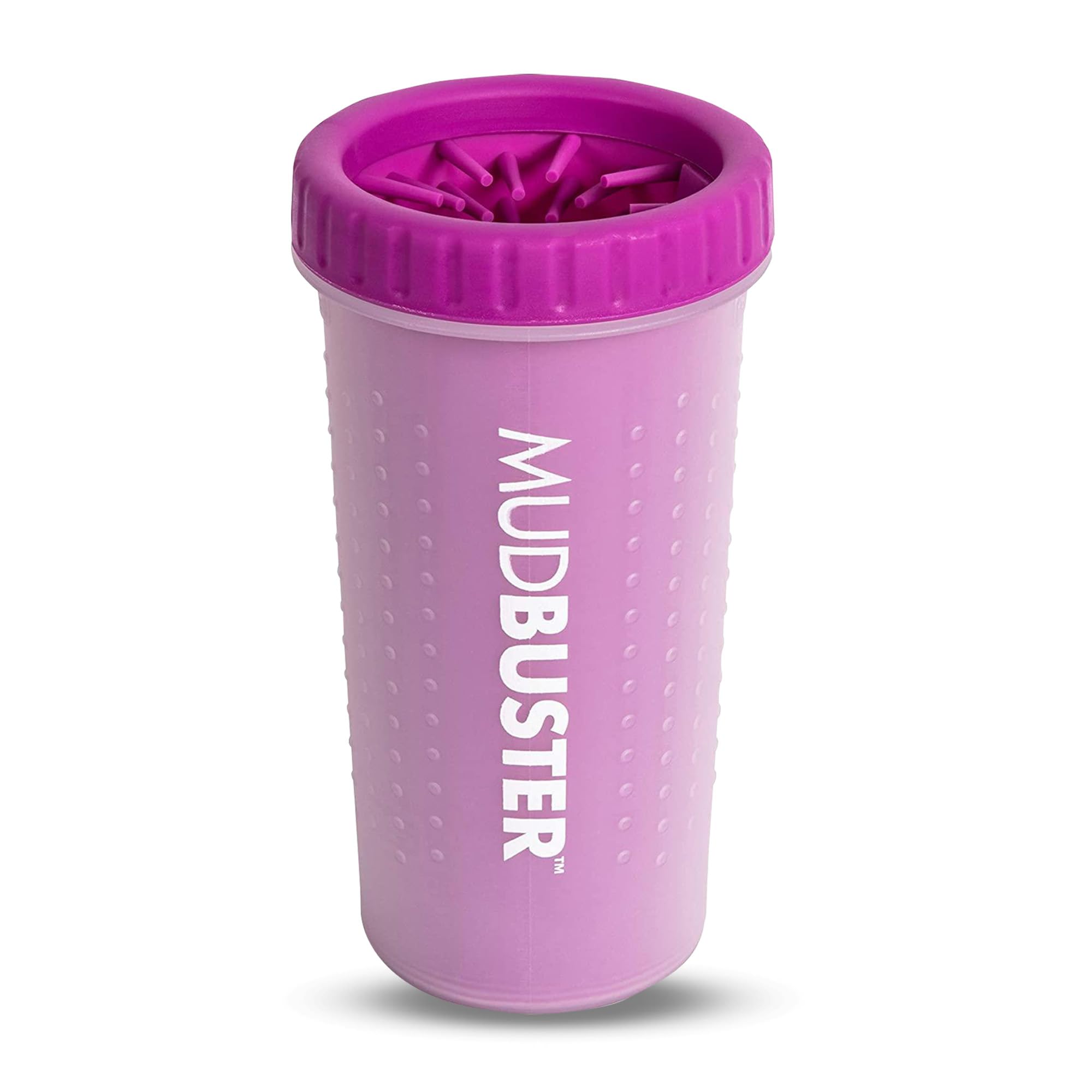 Dexas Mudbuster Portable Dog Paw Washer/Paw Cleaner, Large, Fuchsia