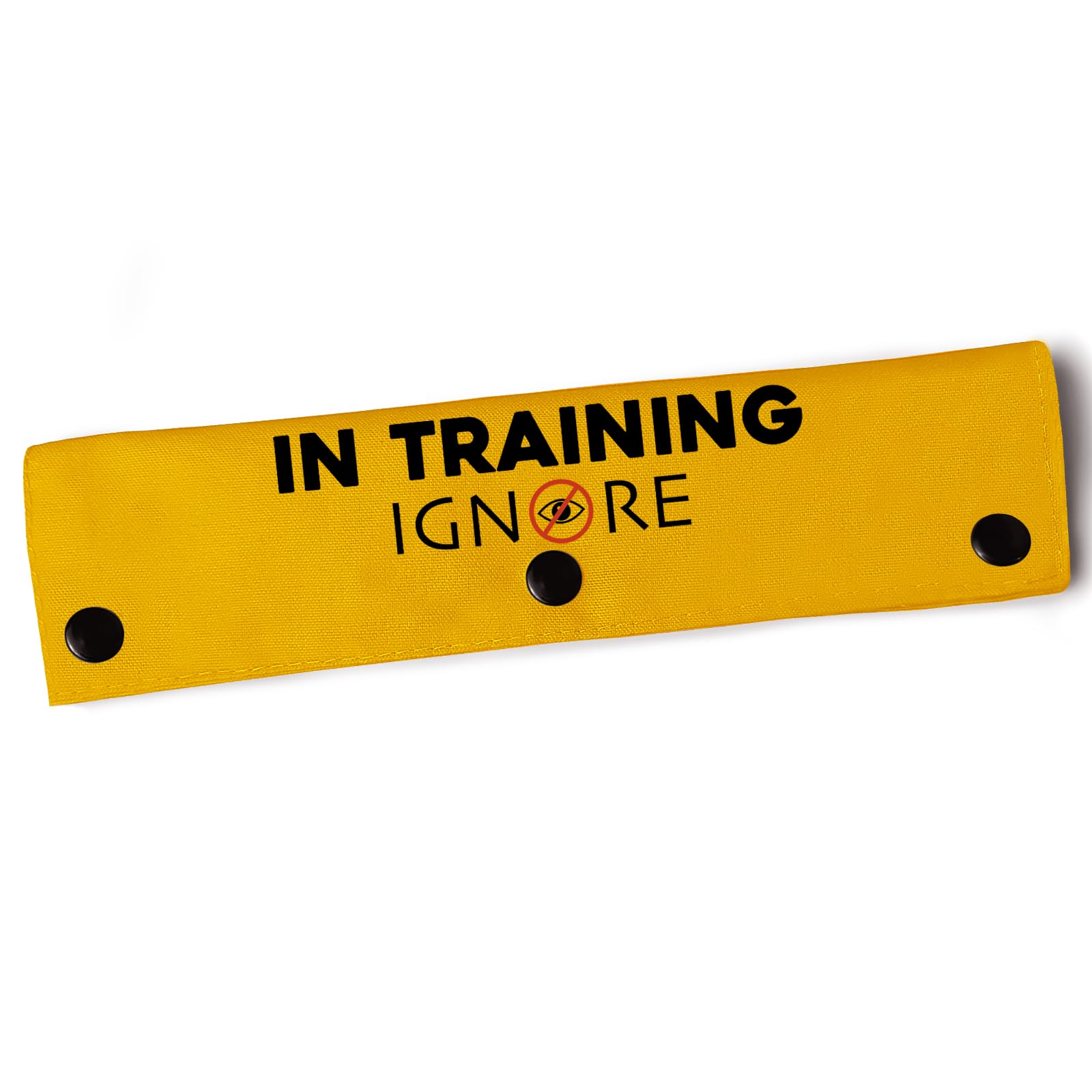 Yrovwenq In Training Ignore Funny Dog Leash Yellow Wrap For Dog Ropes With Ignore Sign (In Training Ignore Sleeve)