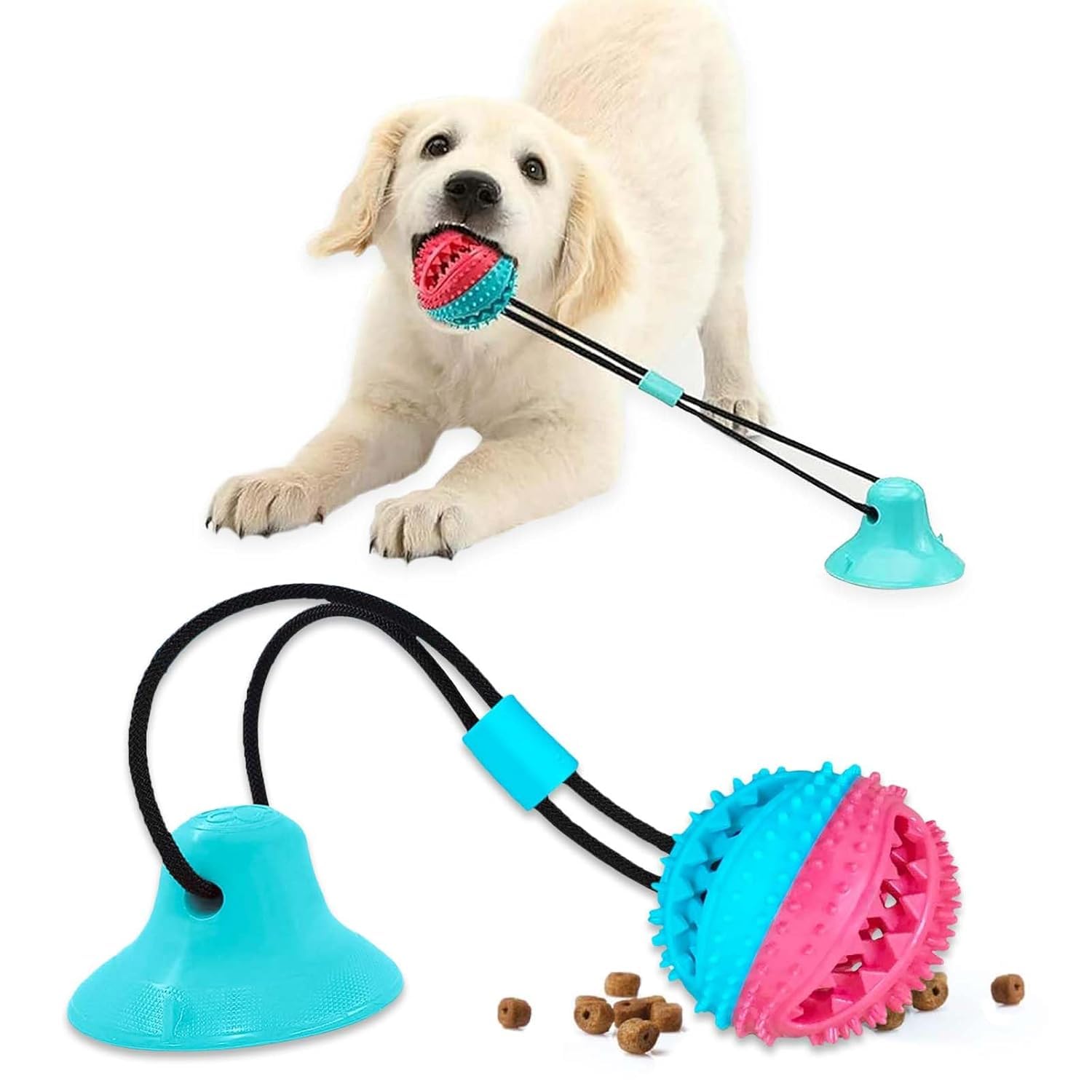 DOGGO BITE Dog Toys Dog Chew Toys for Aggressive chewers, Puppy Dog Training Treats Teething Rope Toys for Boredom Dog Puzzle Tr