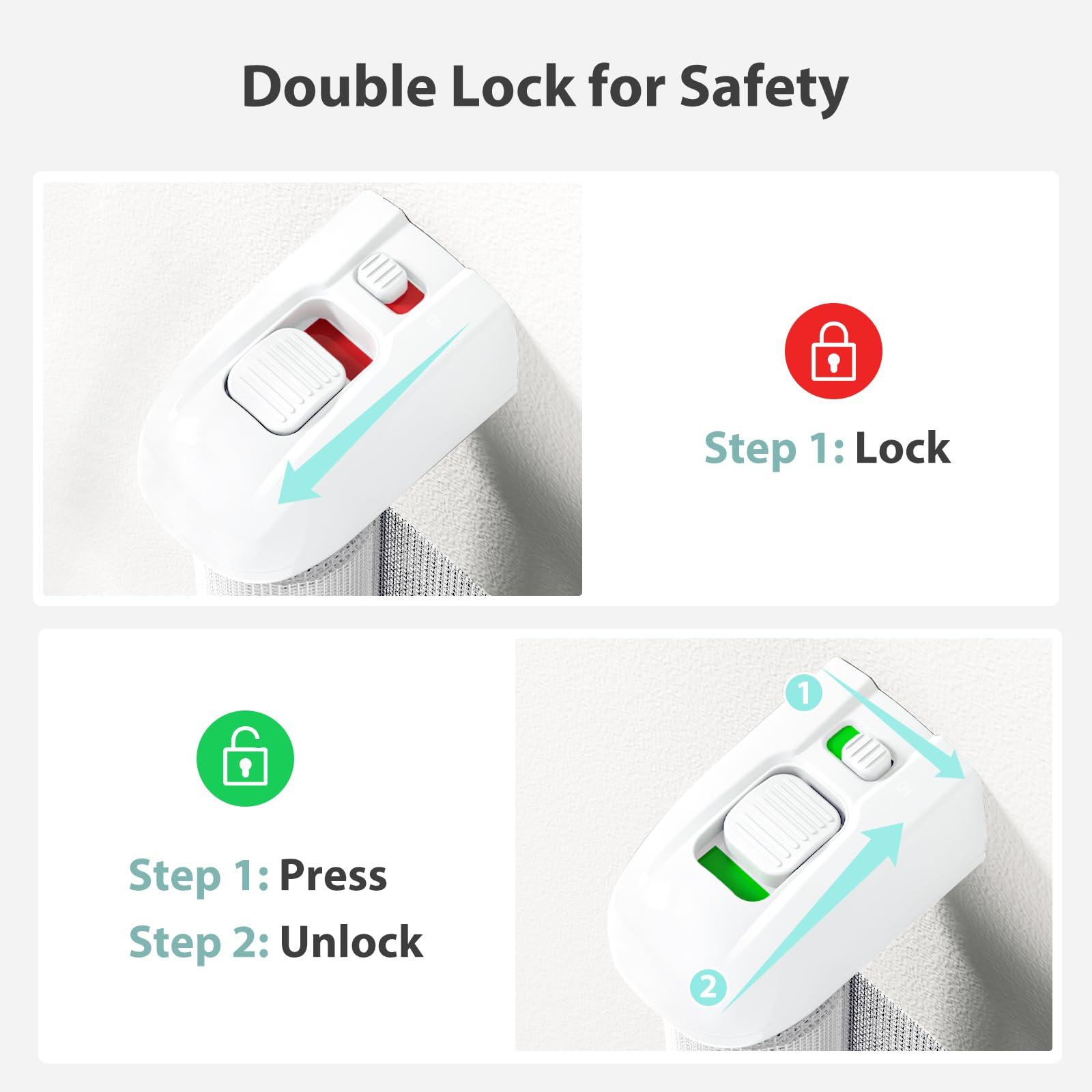 Hardware Mount Retractable Baby Gates for Stairs with Auto-Lock,33 '' Tall,Extends up to 71 '' Wide Mesh Double Lock Safety Baby