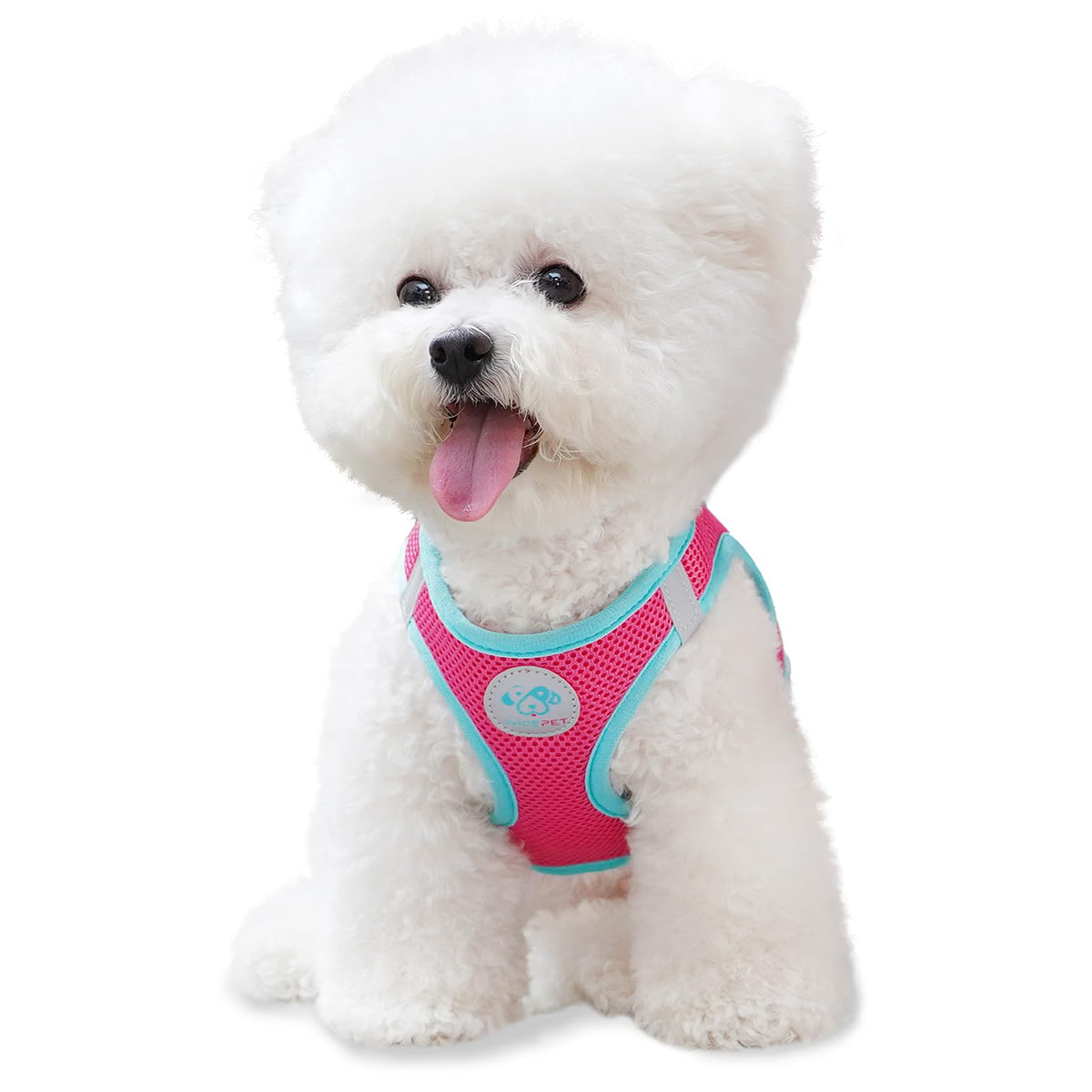 Phoepet Step-In Dog Harness,Reflective Adjustable Dog Vest Harness, Soft Pet Walking Jacket With 2 Metal Leash Hooks For Dog And