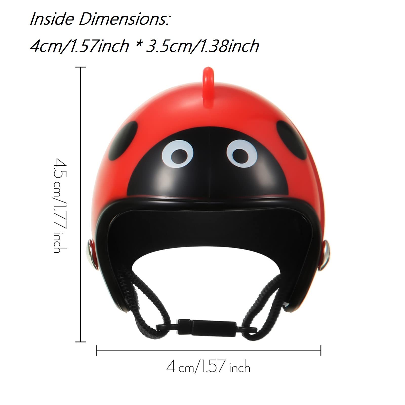 8 Pieces Hens Helmet Chicken Pet Safety Funny Parrot Bird Hat Headwear Small Hard Costumes Accessories For Parakeet (Animal, Hea