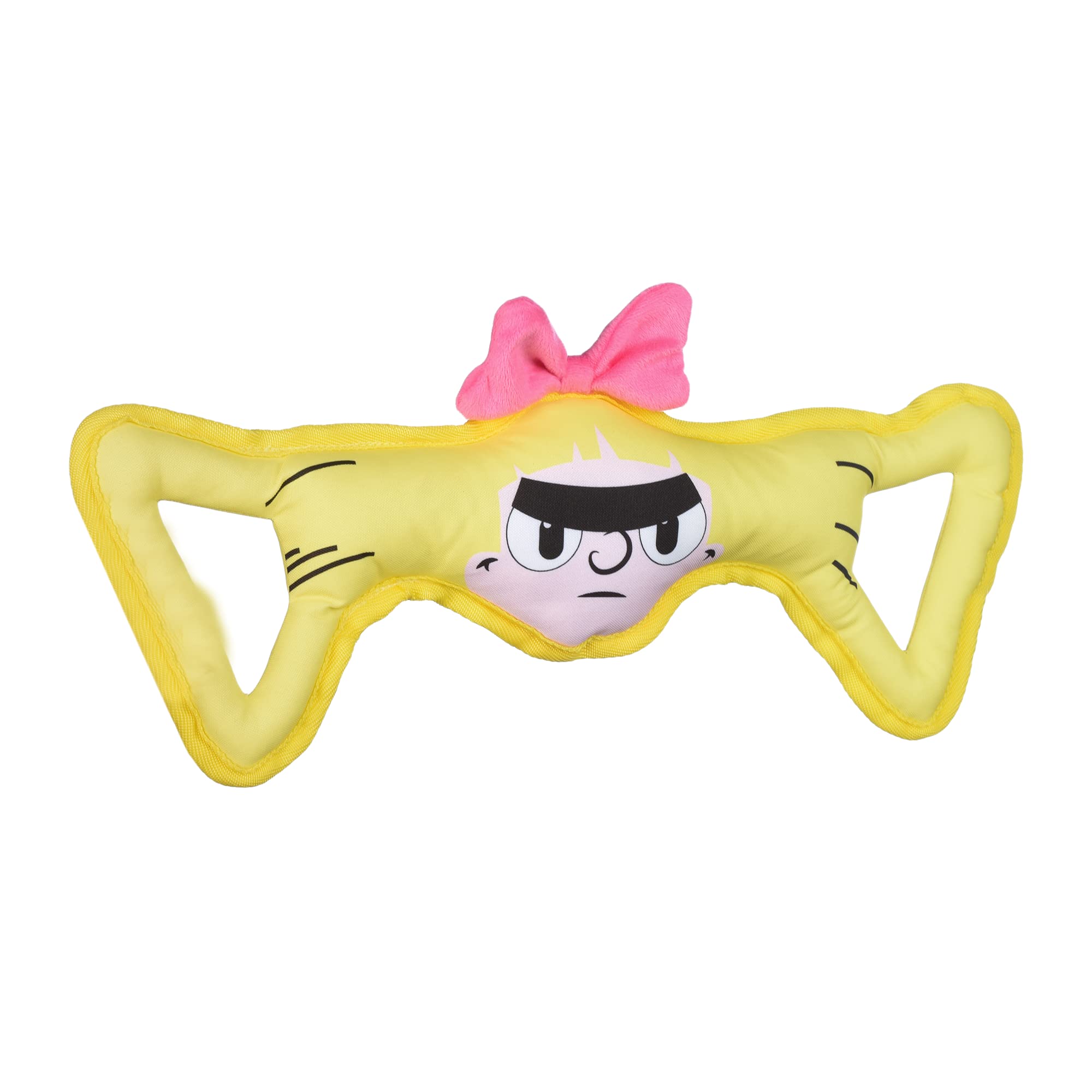 Nickelodeon For Pets Hey Arnold Helga Oxford Pull Plush Dog Toy | 15 Inch Dog Toy - Plush Dog Toy For All Dogs From Hey Arnold - Yellow Helga Pataki 90S Nickelodeon Toys