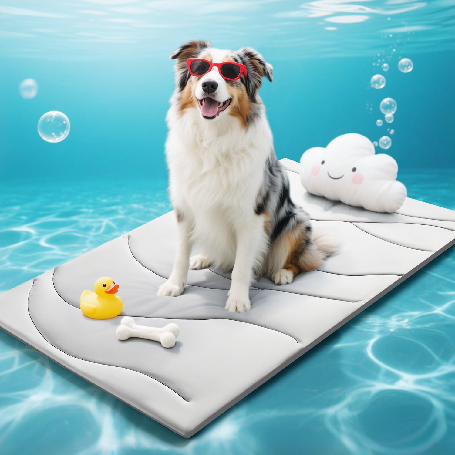 Babygreat Dog Cooling Mat, 36'' X 23'' Reversible Self-Cooling Mat For Medium Dogs, Arc-Chill Cool Pad For Dogs And Cats Washabl