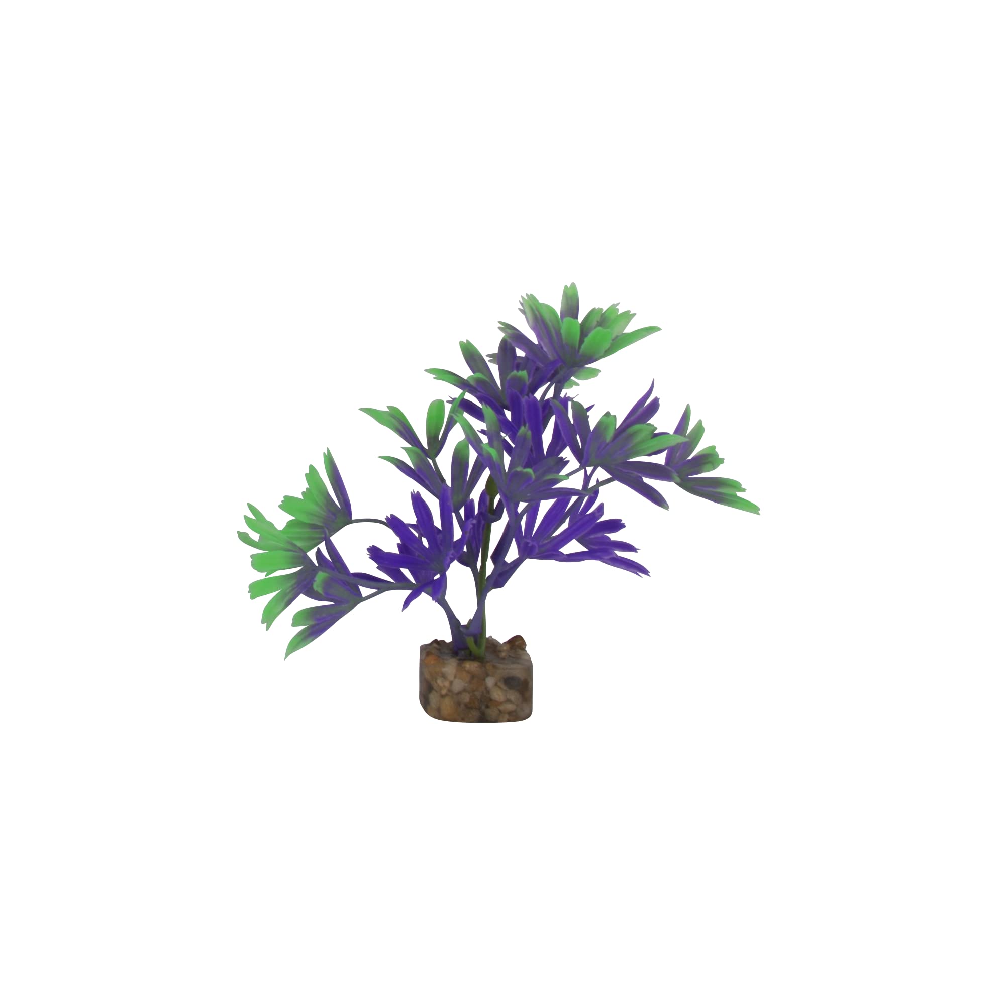 GloFish 78047 Plant for Fish, Purple/Green, Small