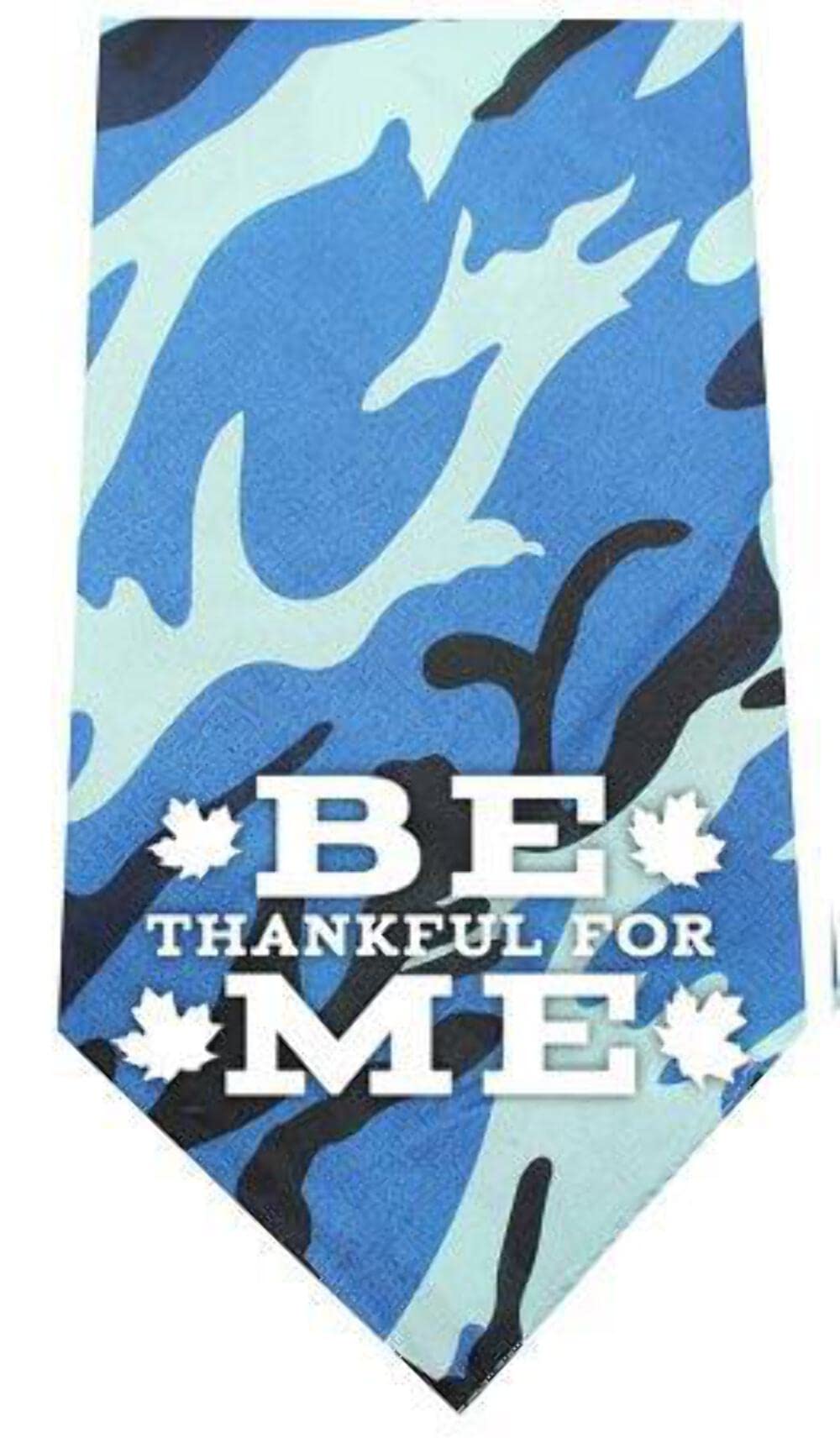 Mirage Pet Products Be Thankful for Me Screen Print Bandana, Small, Lime Green
