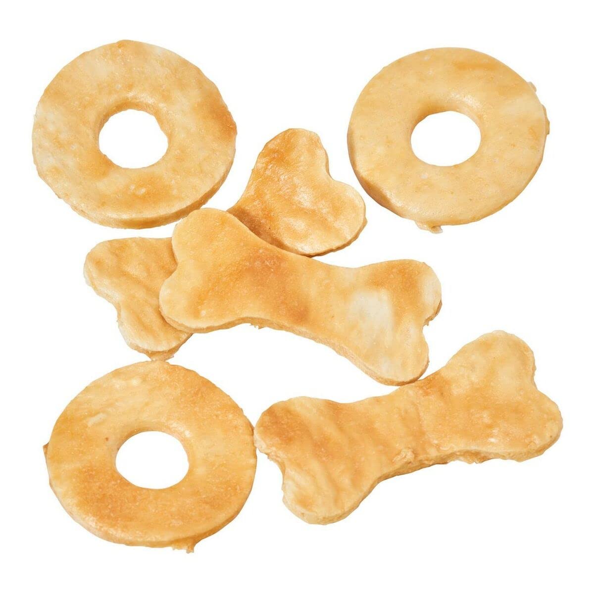 Fieldcrest Farms Nothin to Hide Rings and Bones Chicken Flavored Dog Chew, 2.4 oz., Count of 12