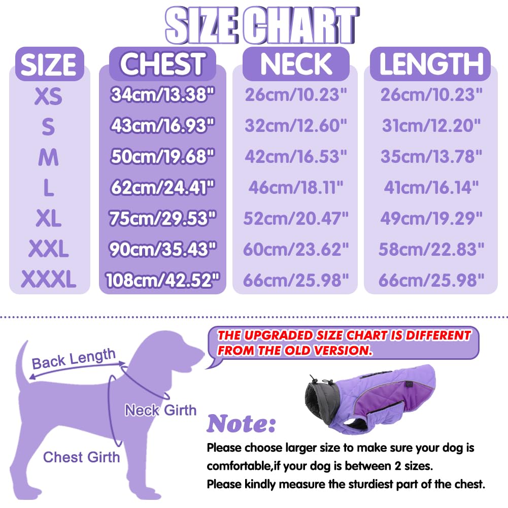 Emust Winter Dog Coats, Fleece Dog Apparel For Cold Weather, British Style Windproof Warm Dog Jacket For Small Dog Coats For Win