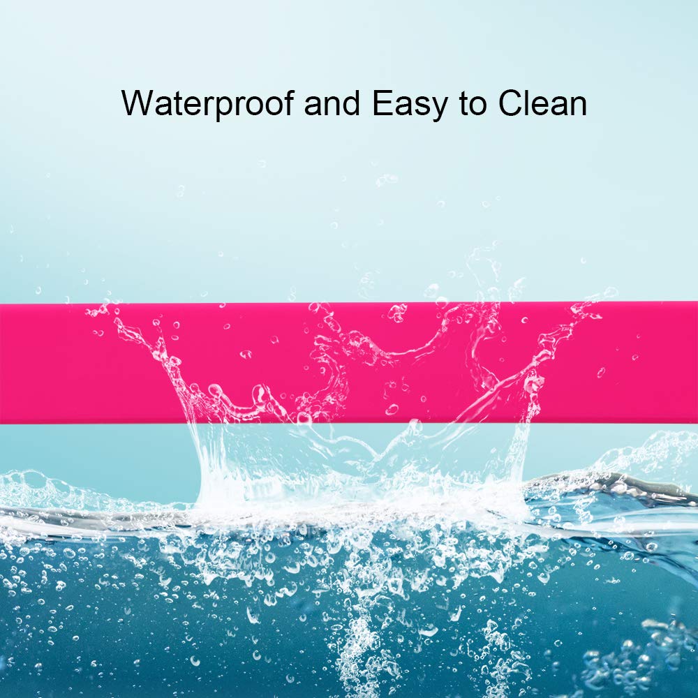 Waterproof Dog Training Leash 50Ft 30Ft 15Ft 10Ft 5Ft Heavy Duty Recall Long Lead For Large Medium Small Dogs (10Ft, Pink)