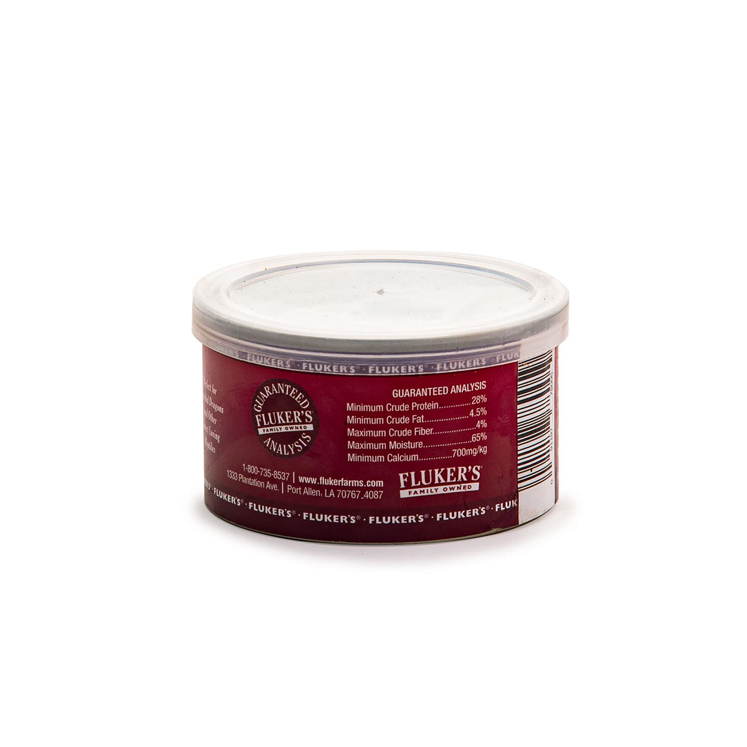 Flukers Gourmet Canned Food for Reptiles, Fish, Birds and Small Animals, Dubia Roaches, 1.2 oz