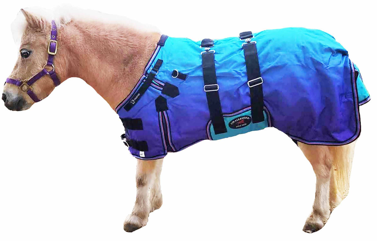 Challenger 50'' 1200D Miniature Weanling Donkey Pony Horse Foal Winter Blanket 51982B
