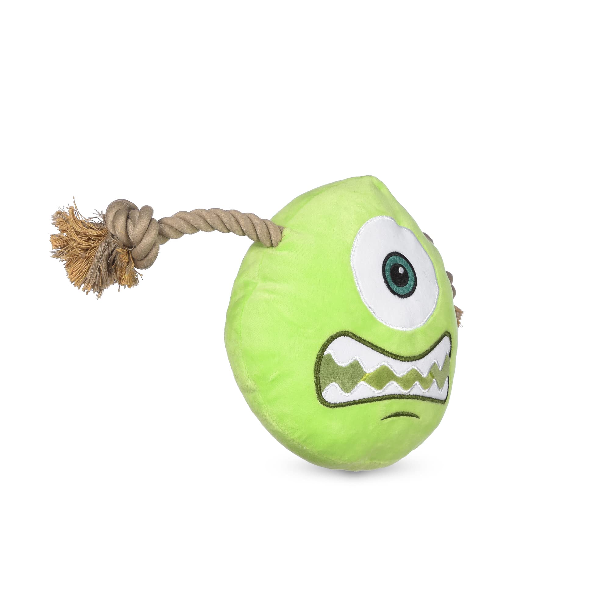 Disney For Pets Disney And Pixar'S Monsters, Inc. Mike 9'' Rope Head Toy For Dogs | Mike Dog Toy | Monsters Inc Movie Toys For A