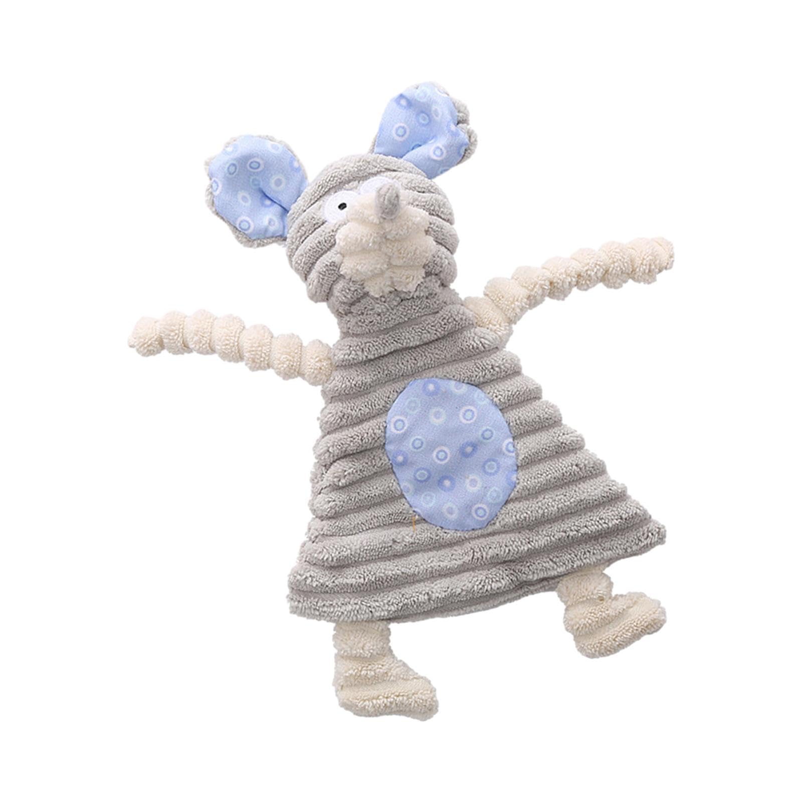STYLEHEAVEN Dog Squeak Toy Interactive Portable Plush Dog Toy for Indoor Playing Chewing