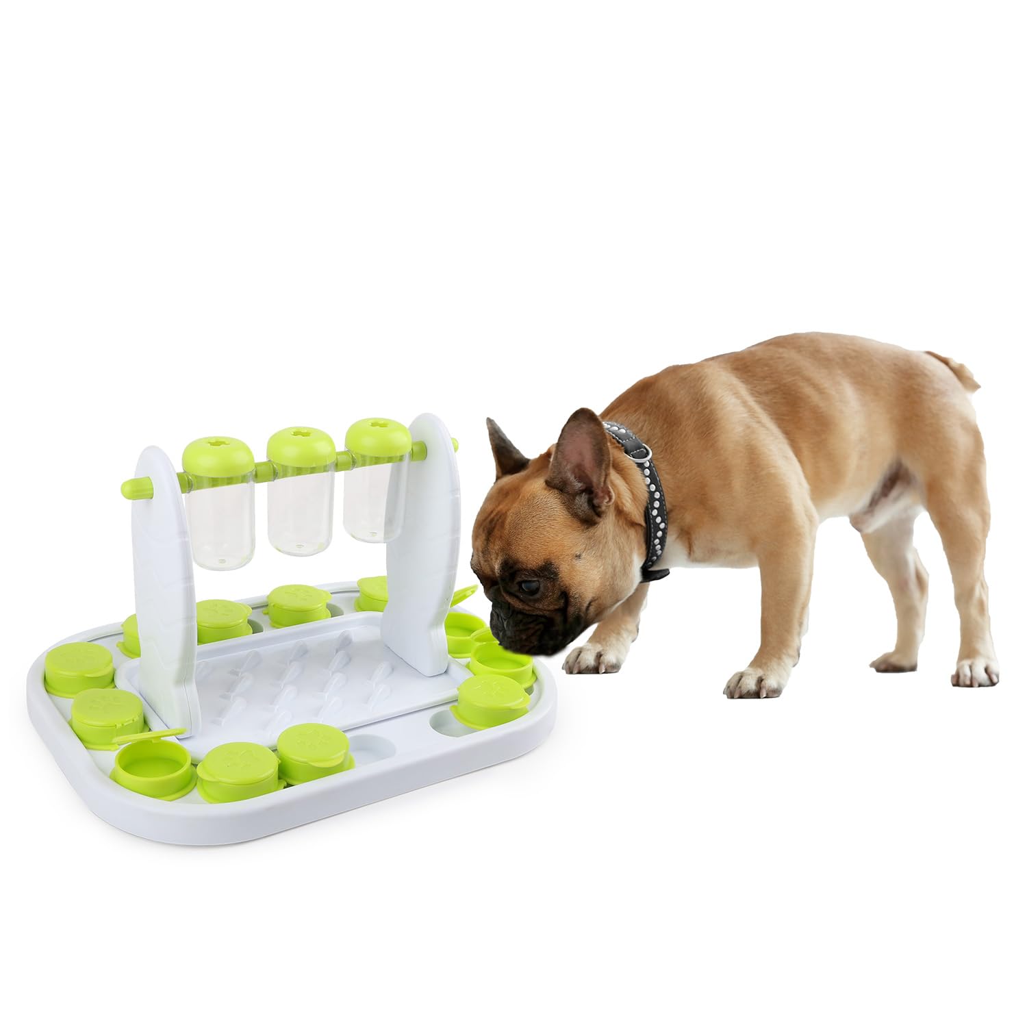 ALL FOR PAWS Dog Puzzle Toy, Level 1 Dogs Puzzle Feeder, Interactive Dog Treat Puzzles for Small Dogs, Fun Treat Bistro Puzzle F