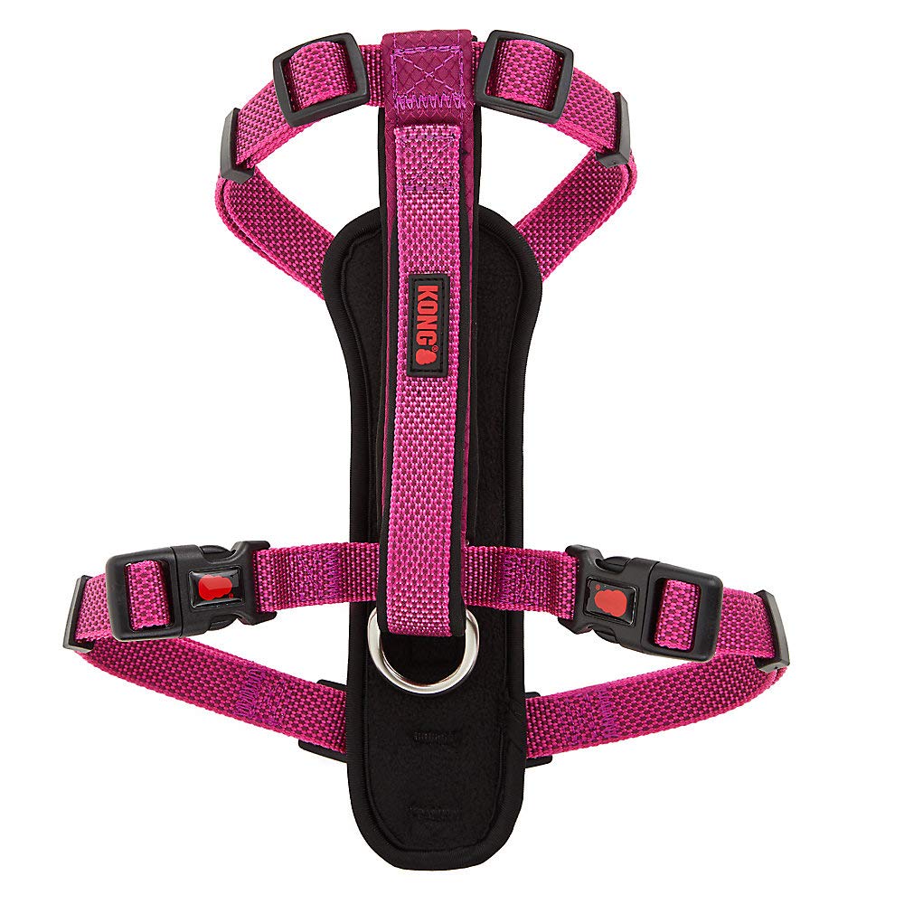 Kong Comfort Padded Chest Plate Dog Harness Offered By Barker Brands Inc(Medium, Pink).