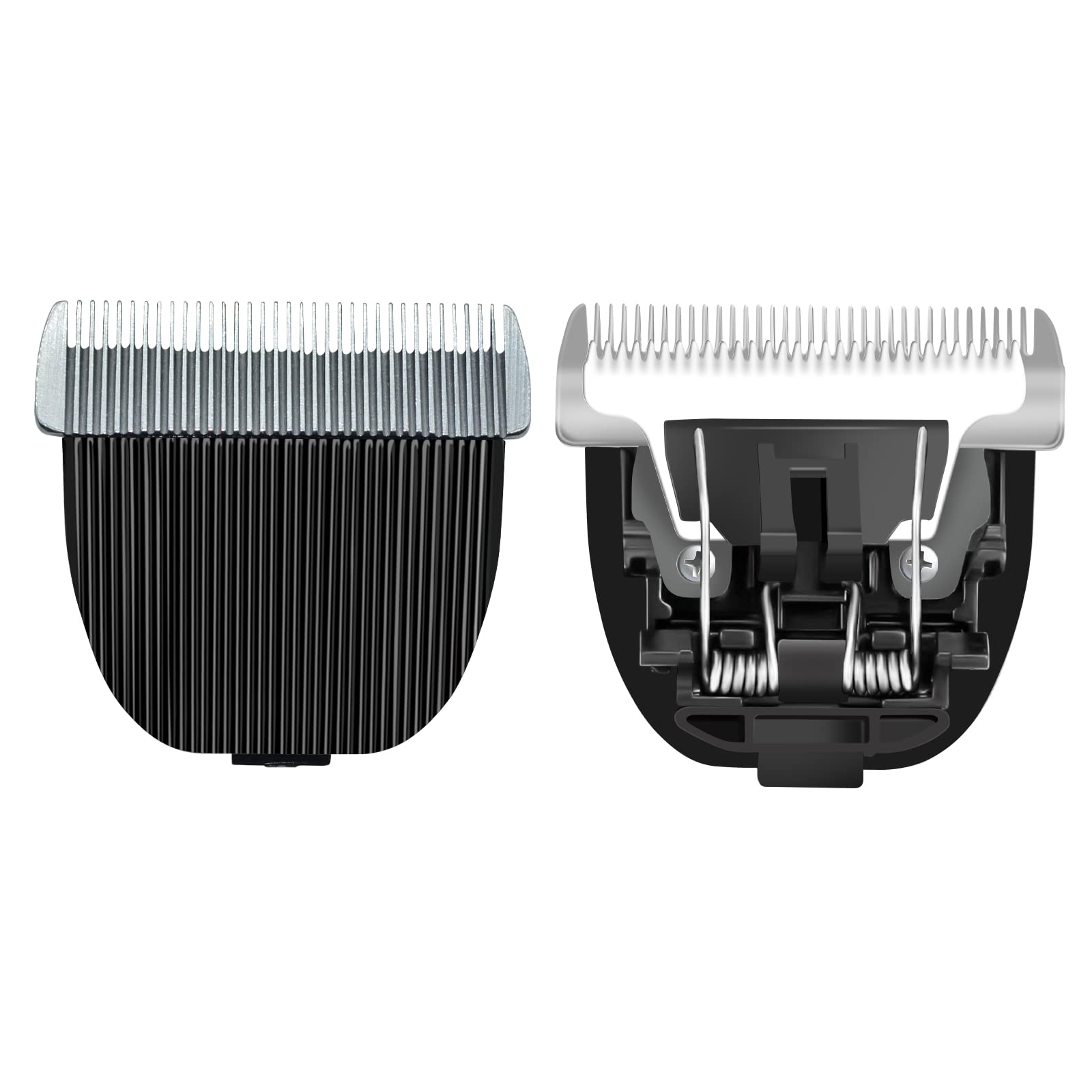 Dodaer 2 Pack Replacement Blade Compatible With Oneisall Low Noise Dog Clippers, Made Of Ceramic Blade & Stainless Steel Blade