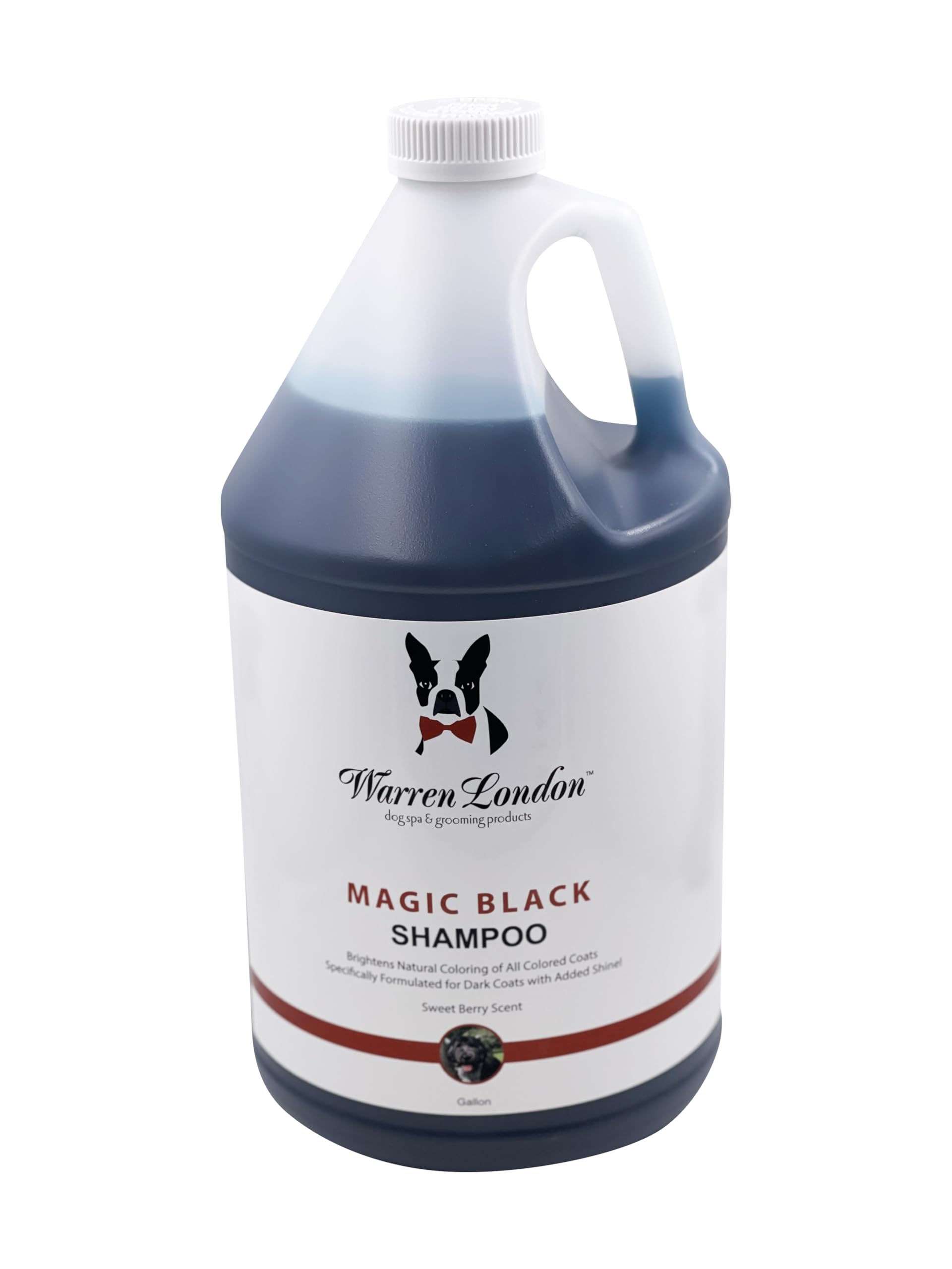 Warren London Magic Black Dog Shampoo | Brightens Any Dog Coat | Formulated For Darker Dog Coats | Puppy And Cat Safe Grooming S