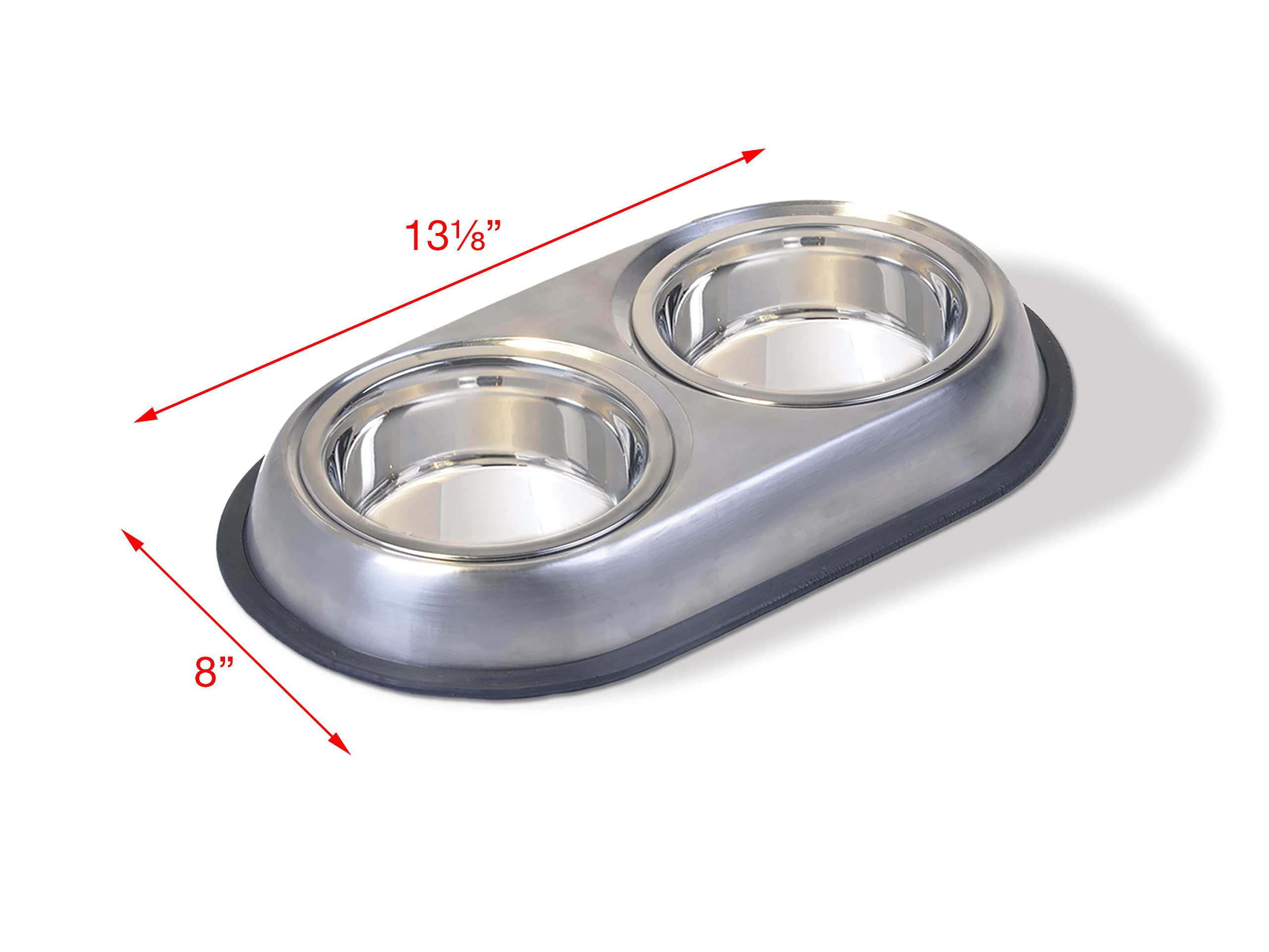 Van Ness Stainless Double dish Small