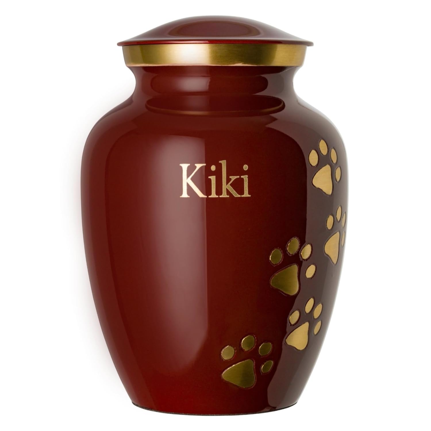 Best Friend Services Pet Urn For Dogs And Cats With Personalized Laser Engraving, Ottillie Paws Premier Series Memorial Urns (Me