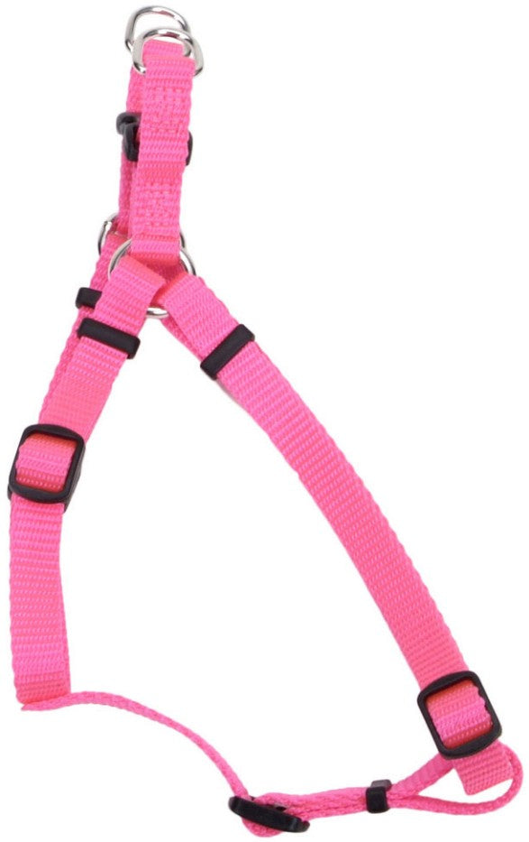 Coastal - Comfort Wrap - Adjustable Dog Harness, Neon Pink, 1' X 26'-38'