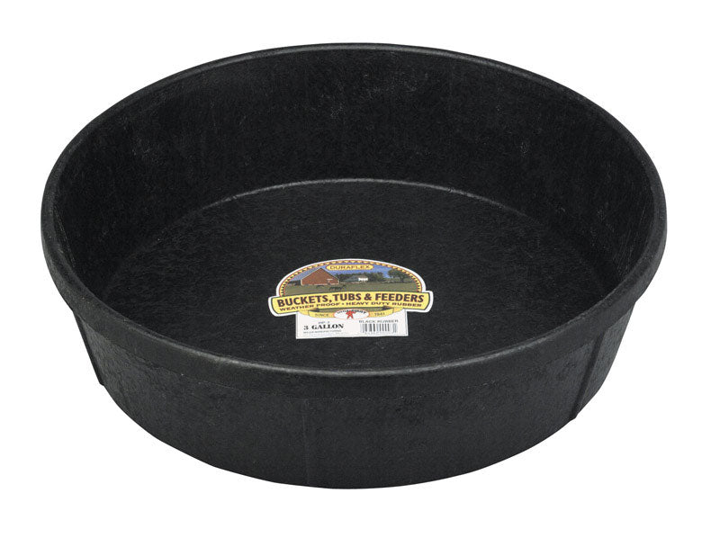 Little Giant Farm & Ag Hp-3 3 Gallon Rubber Feed Pans